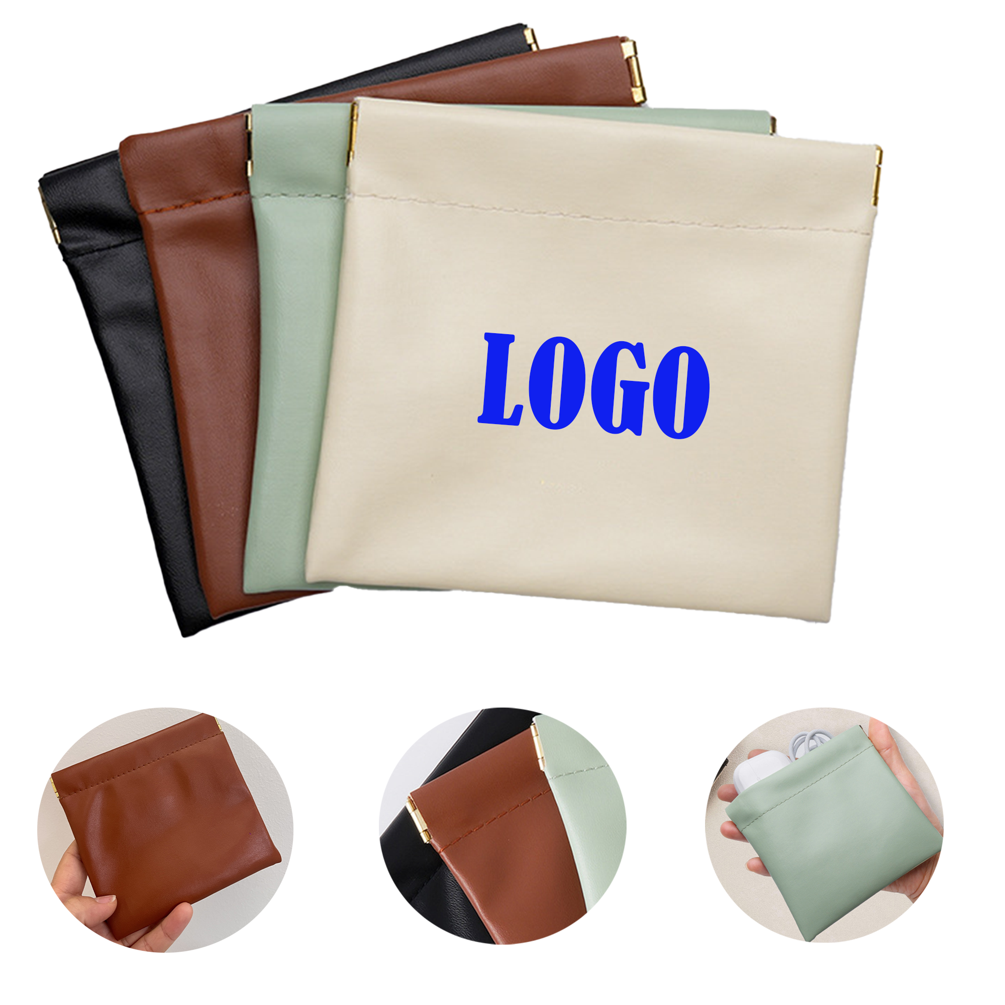 Waterproof No Zipper Self-closing Mini Storage Bag 1