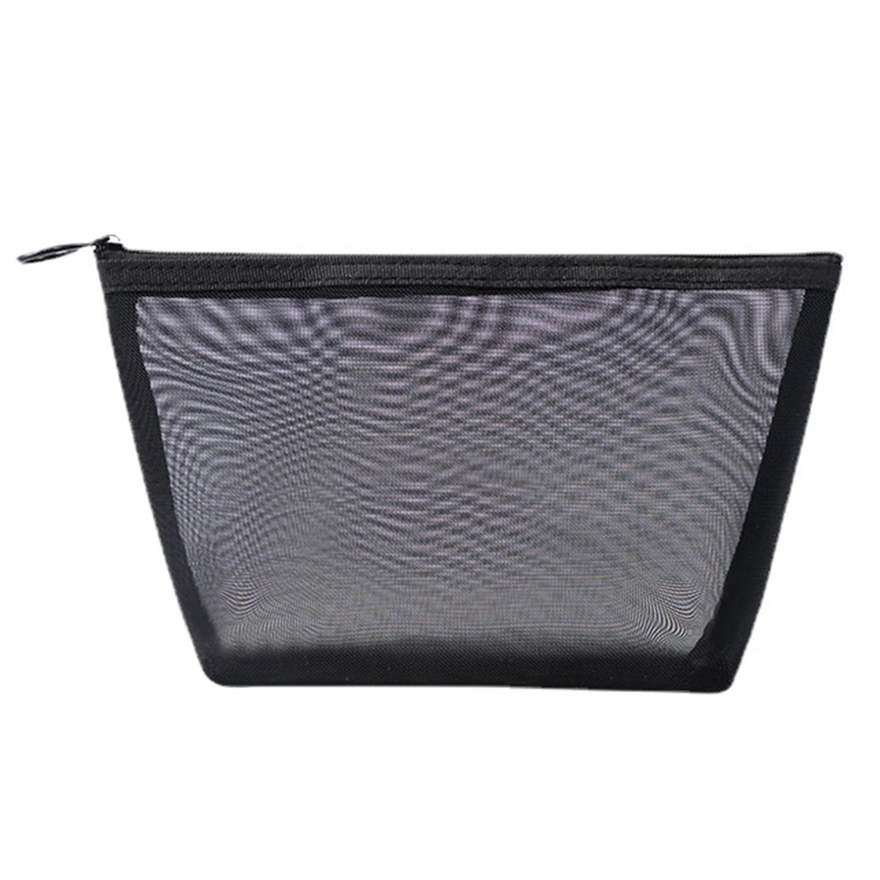 Portable Mesh Zipper Cosmetic Bag 2