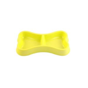 Bone Shaped Pet Bowl Food Tray 6