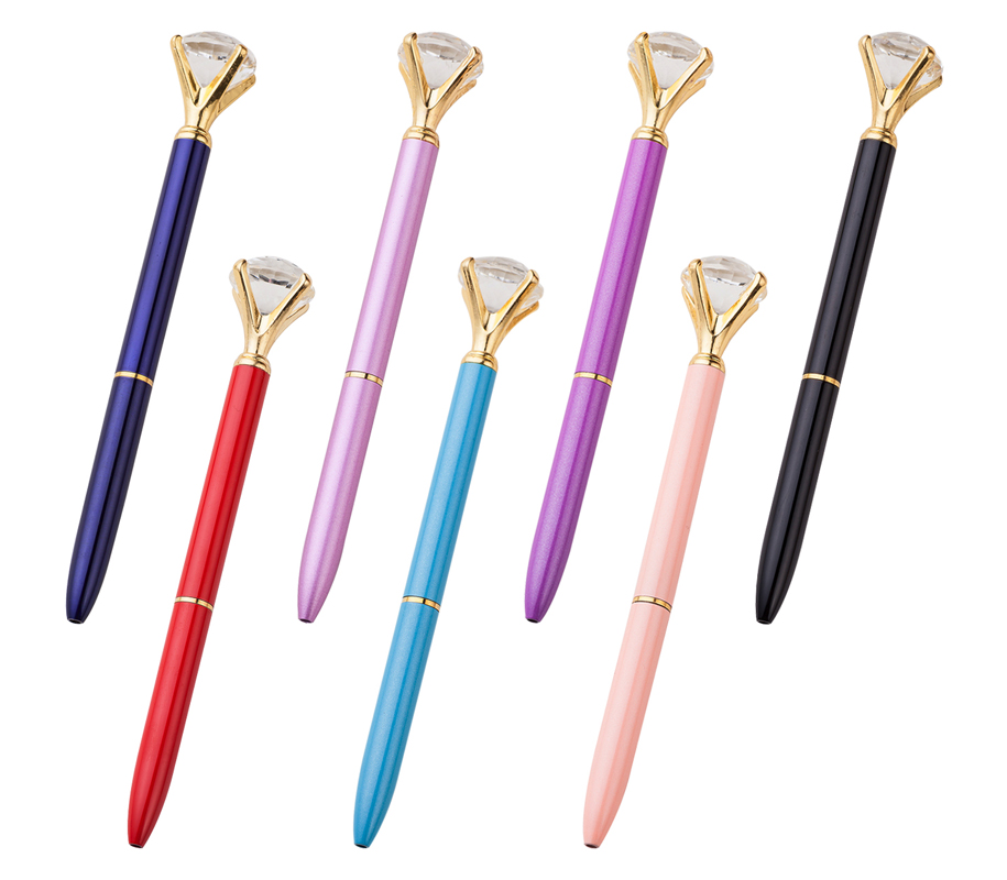 Sleek and Slim Diamond Metal Pen 4