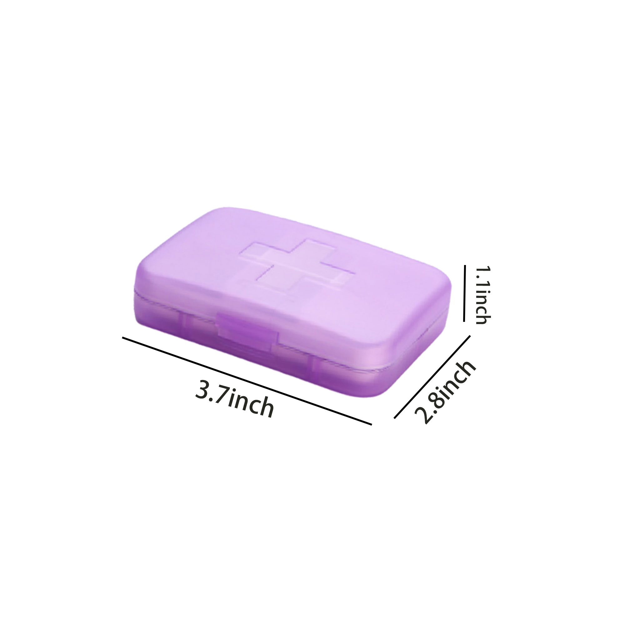 Travel Transparent Pill Box 1