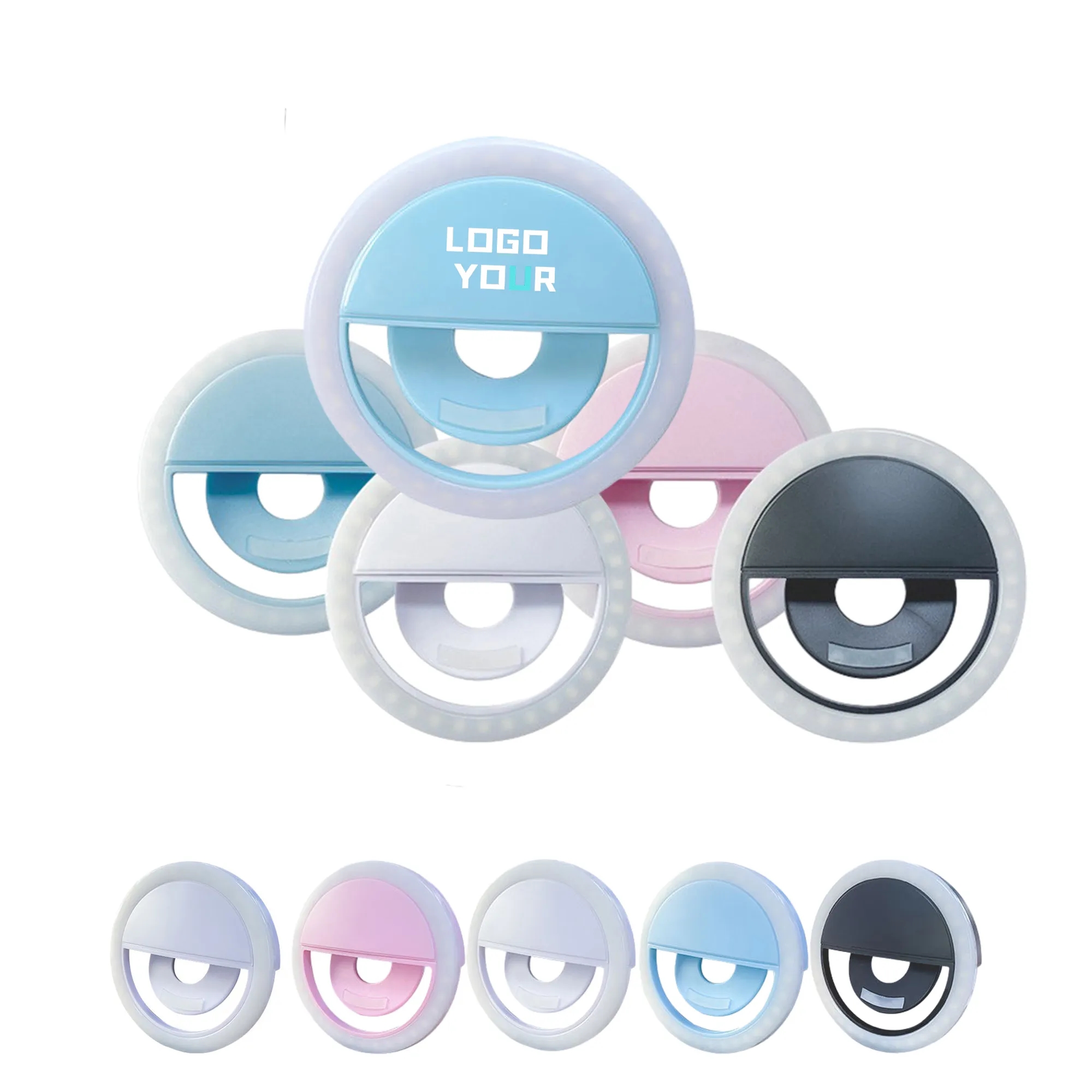 LED Adjustable Rechargeable Selfie Ring Light 1