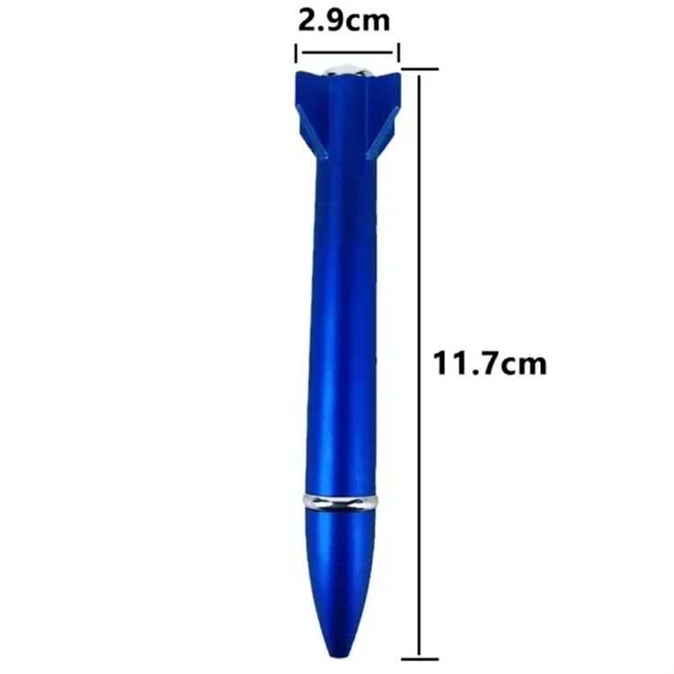 Mini Rocket Flashlight Rollerball Pen 3