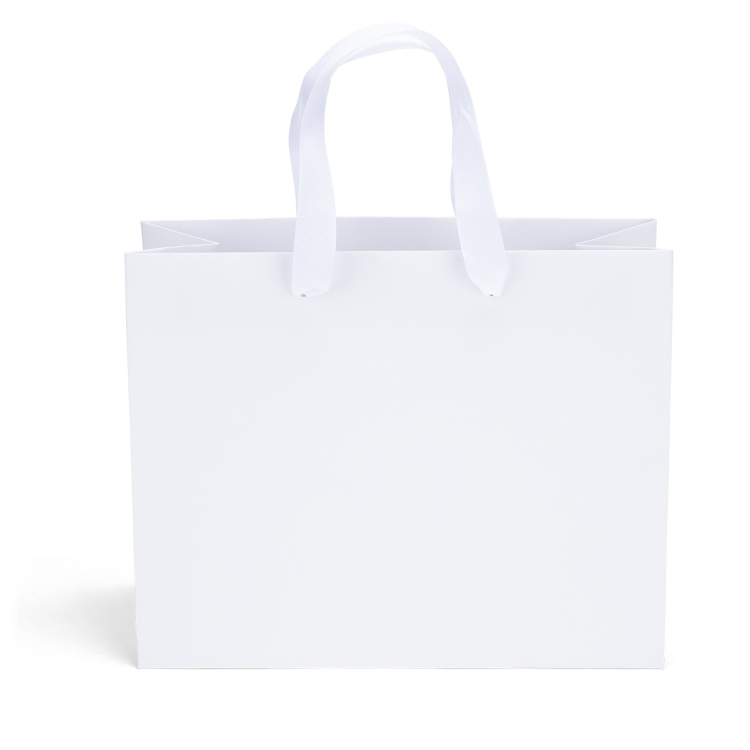 Victoria™- Ribbon Handle Matte Eurotote - Foil Print 7