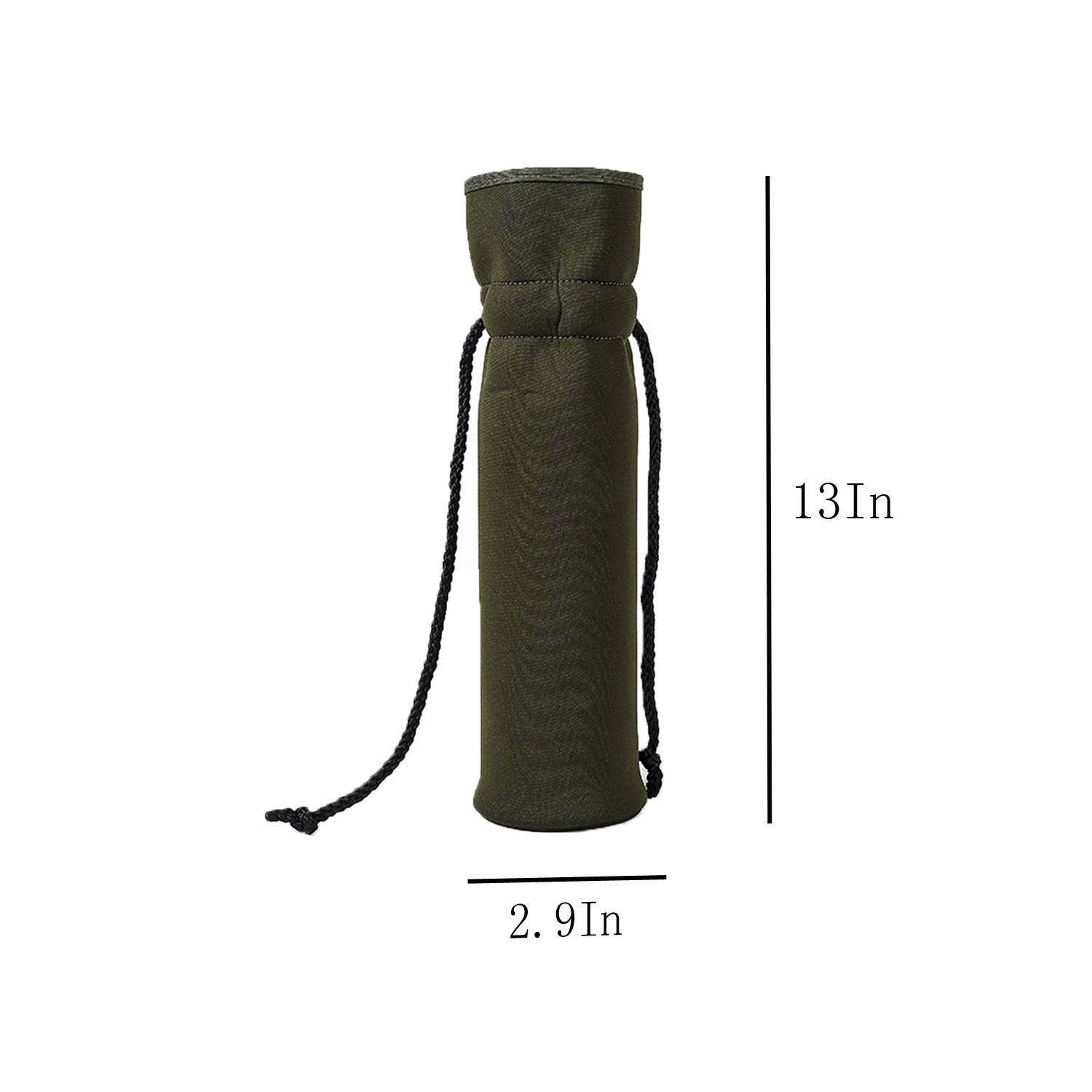 1 Bottle neoprene wine drawstring bag 4