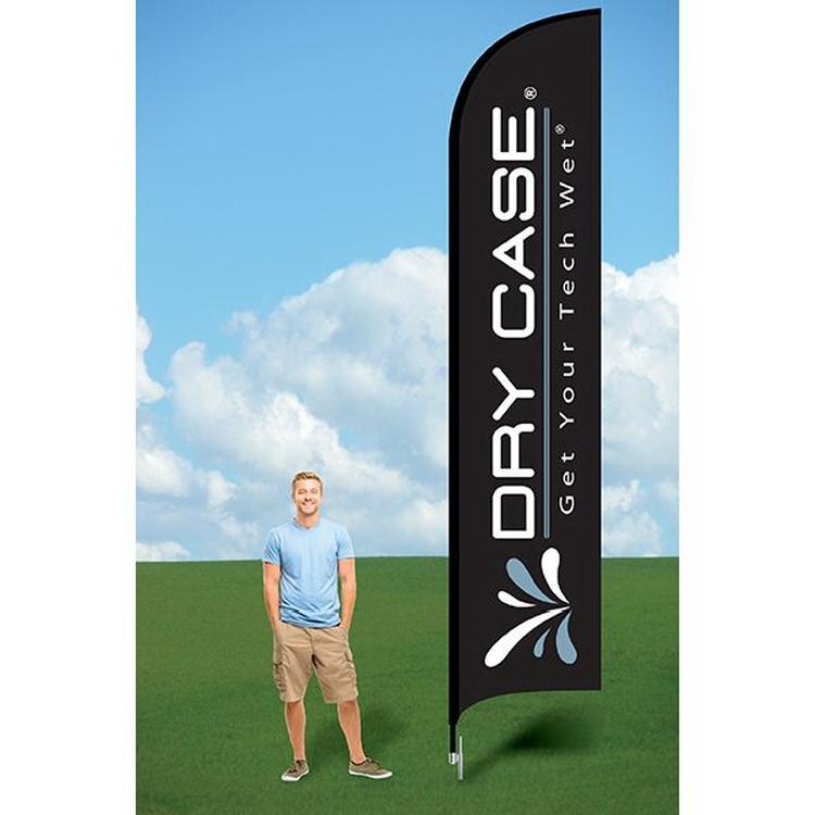 15ft Banner Flag with Ground Stake-single