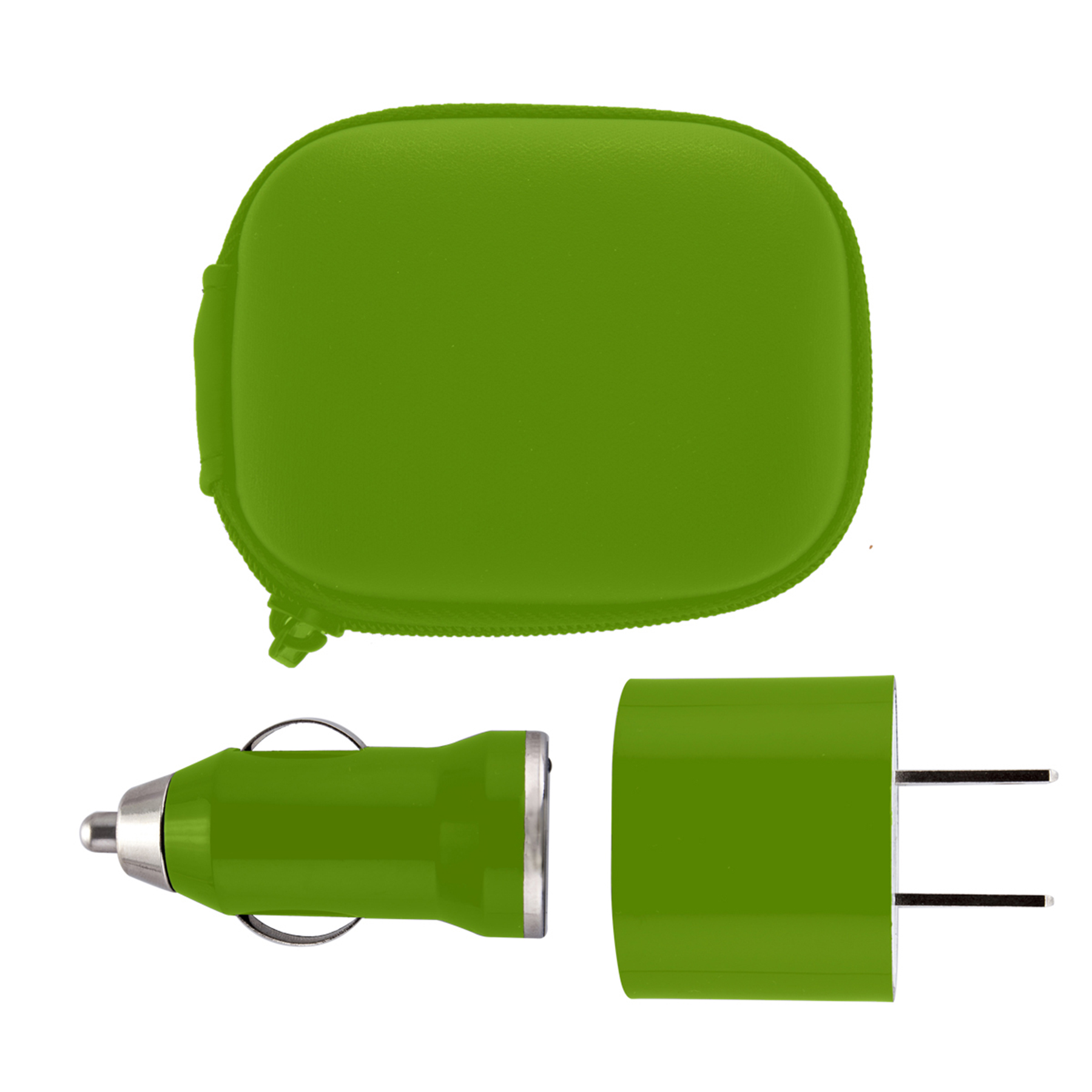 Wall/Car USB Charging Set with Case/ travel set(Close out) 2