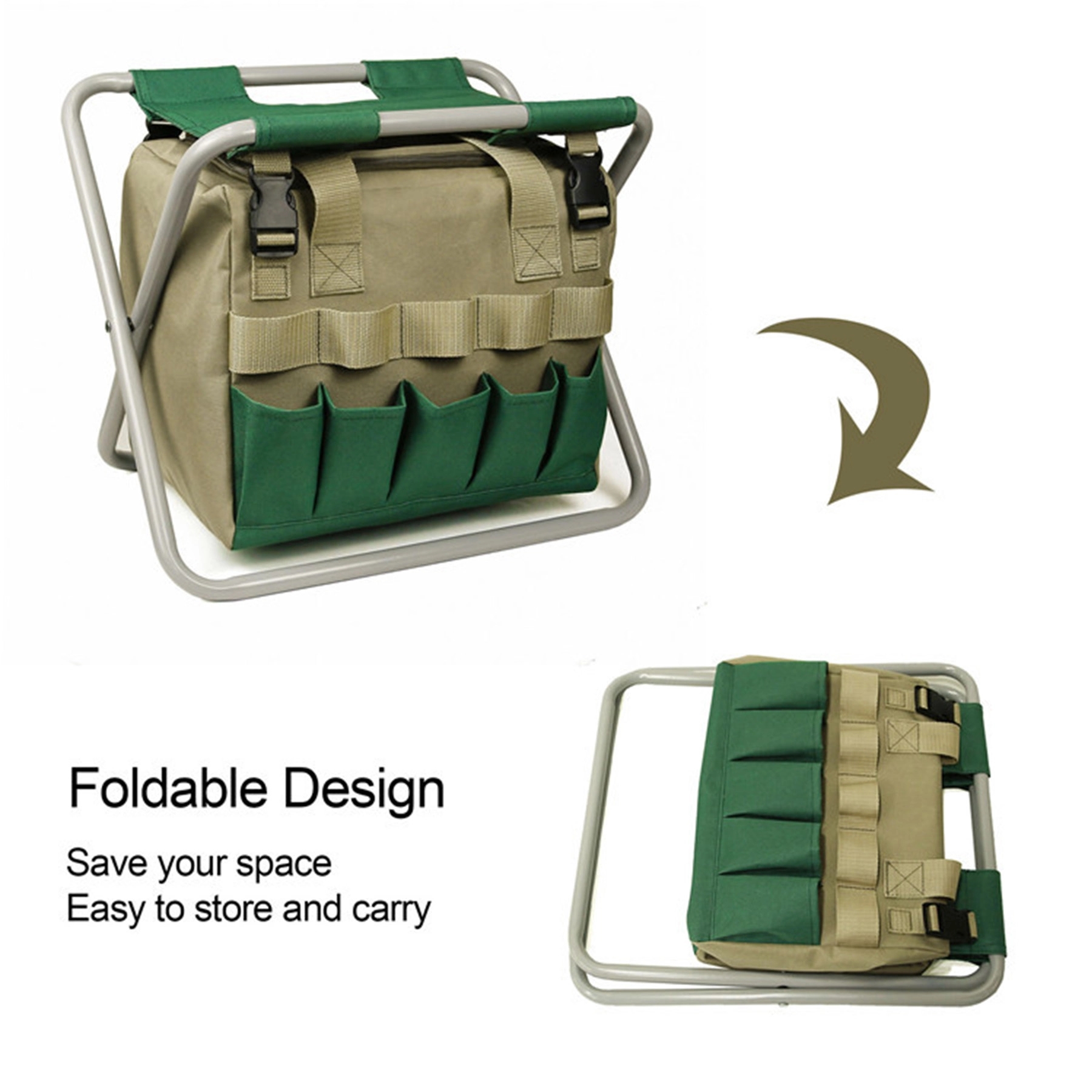 Folding Garden Tool Stool 3