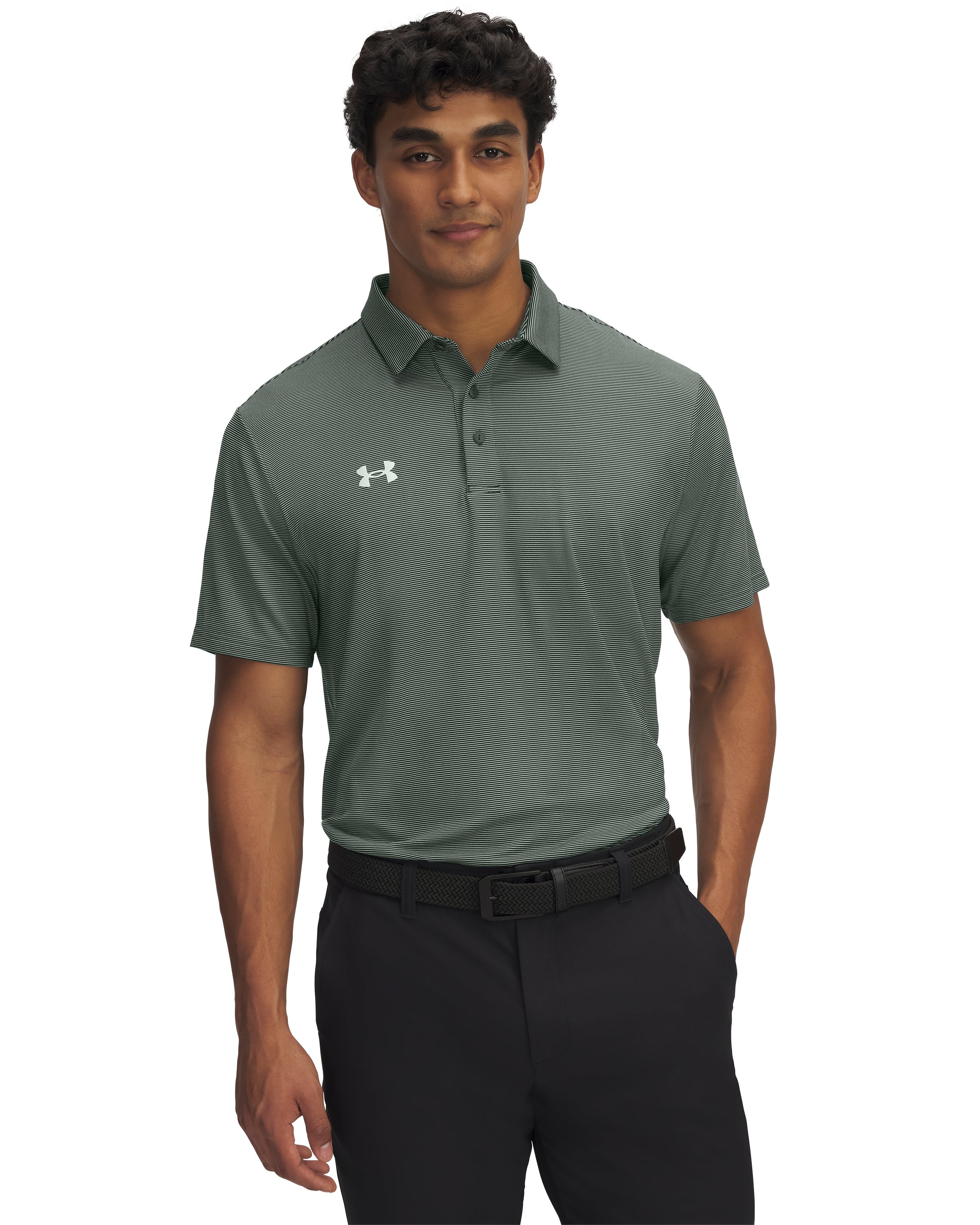 UA Playoff Team Stripe Men's Polo 10