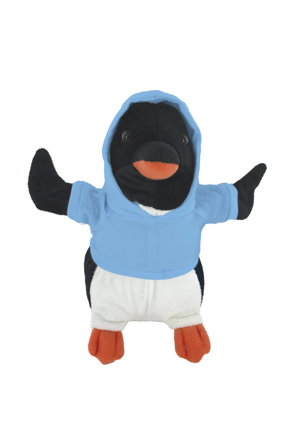 soft plush Penguin with hoodie
