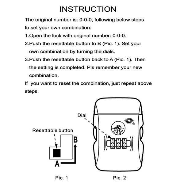 Suitcase Packing Belt with TSA Combination Lock 6