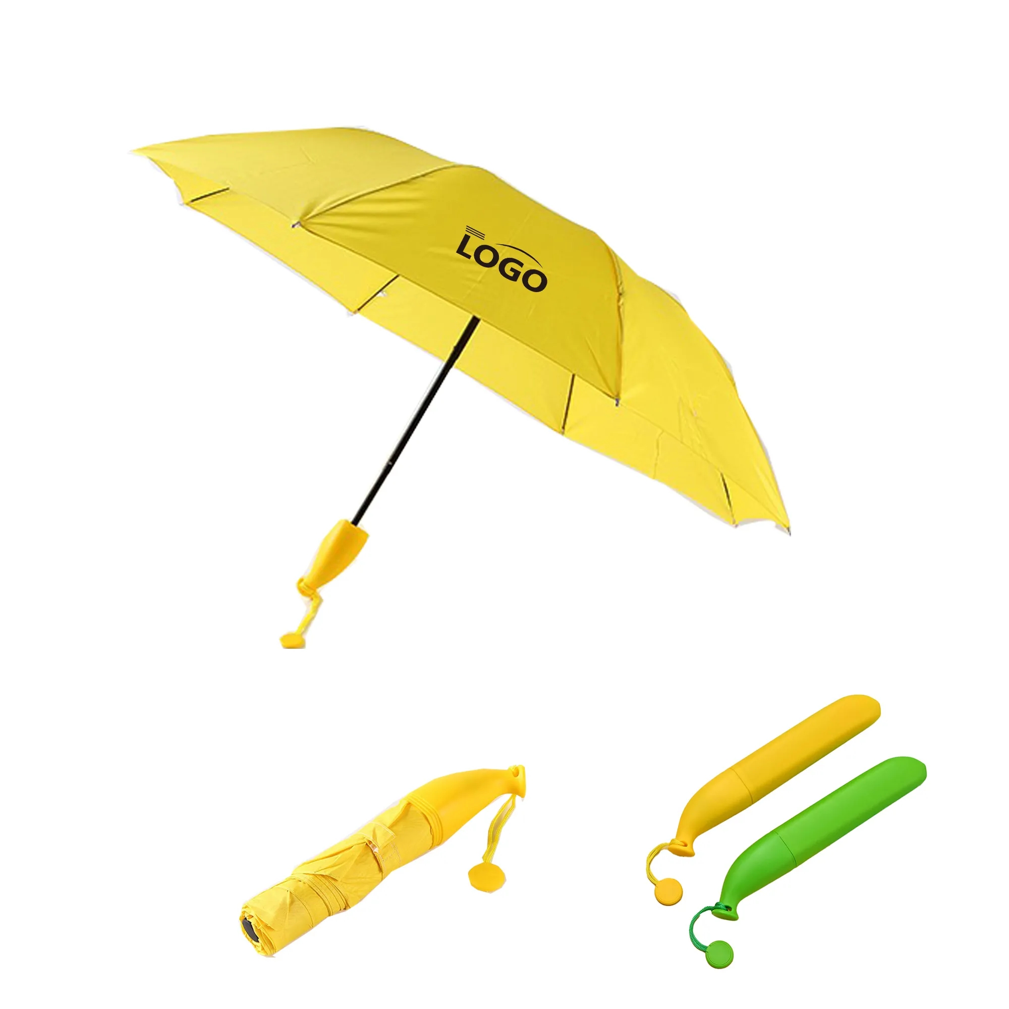 Banana Shaped Folding Umbrella 10pcs 2