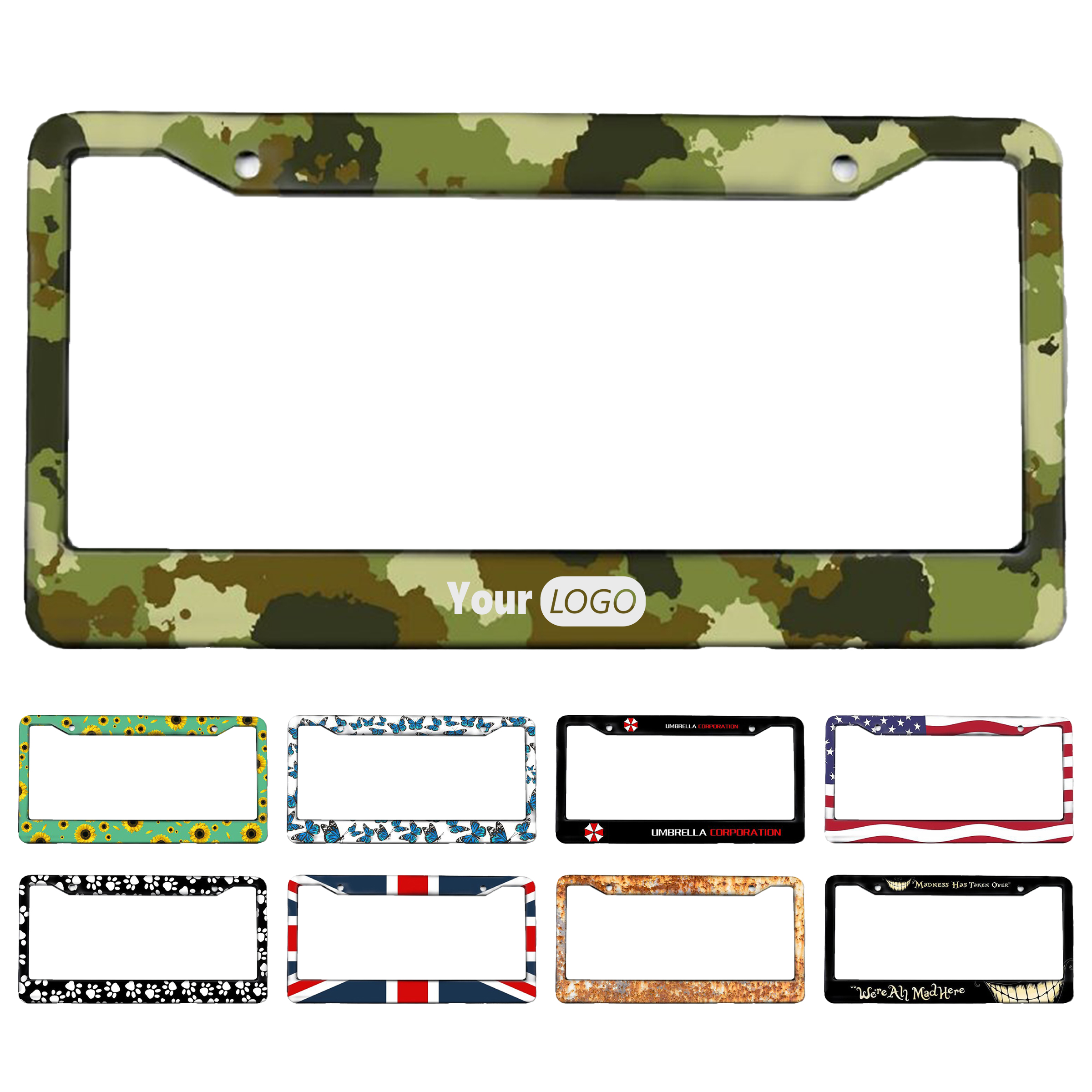 Aluminum Durable Custom Plate Frame 3