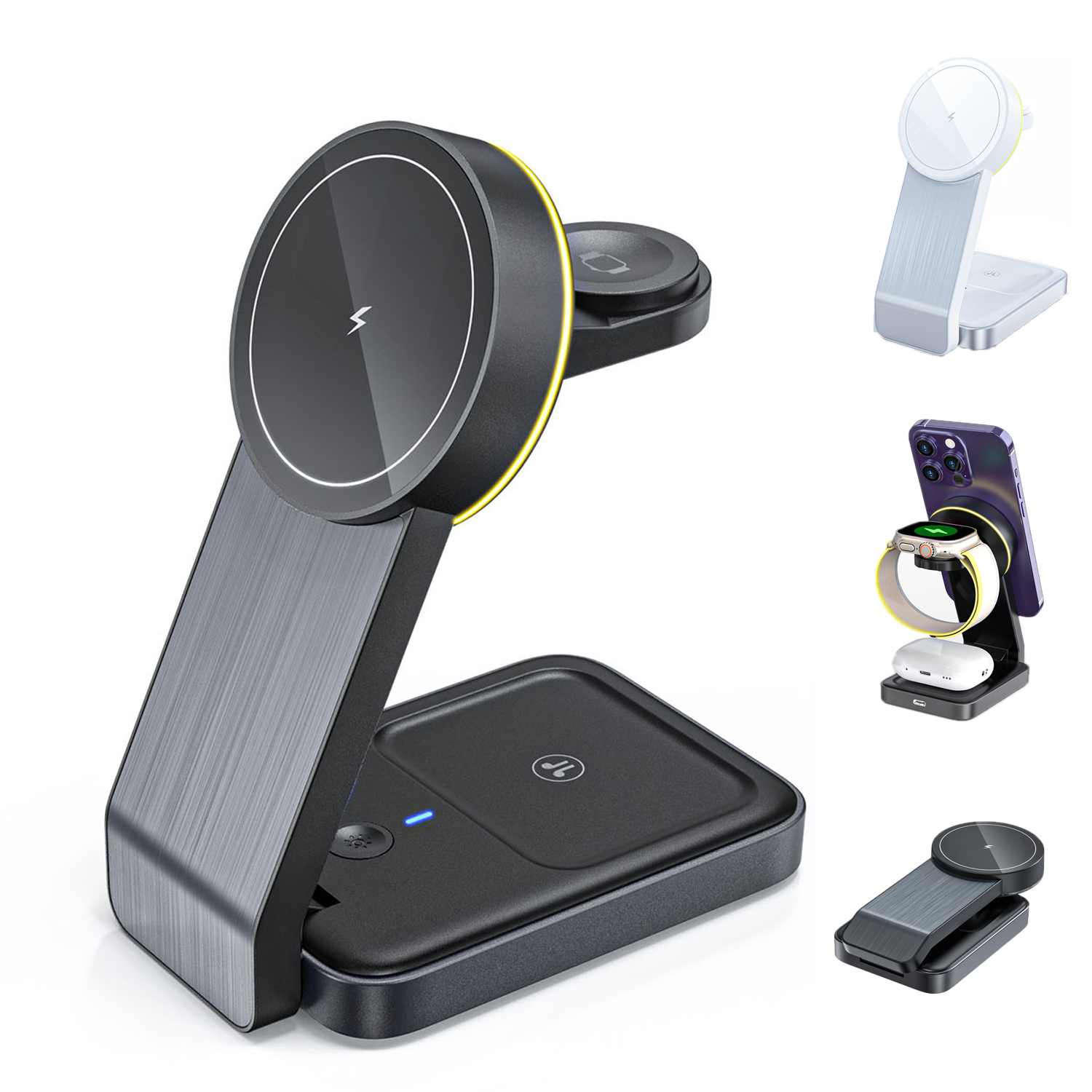 3 in 1 Foldable Magnetic Wireless Charger 7