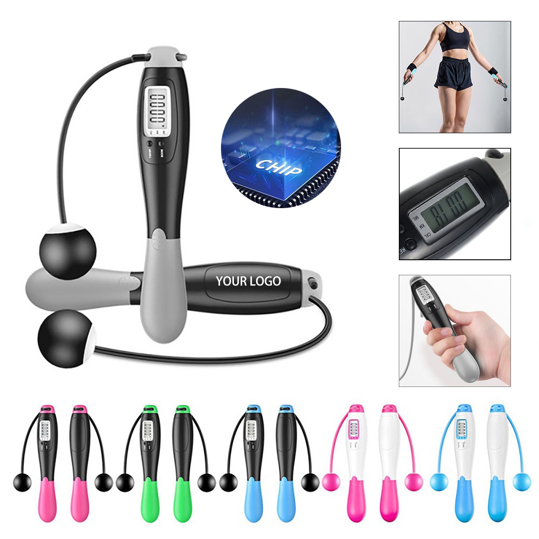 Electronic Digital Cordless Jump Ropes 3