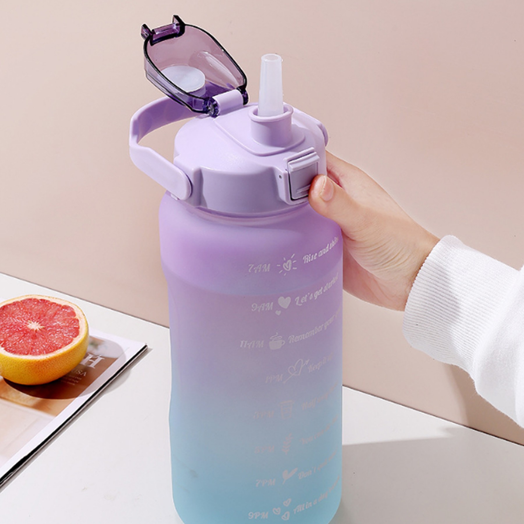 64Oz Time Mark Water Bottles 2