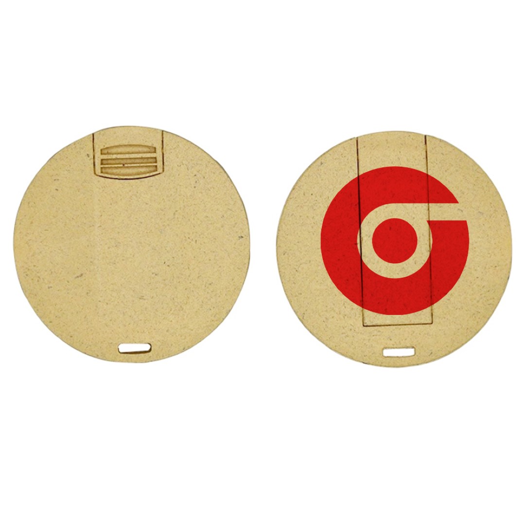 EcoDisc Wooden Swivel USB Drive 7