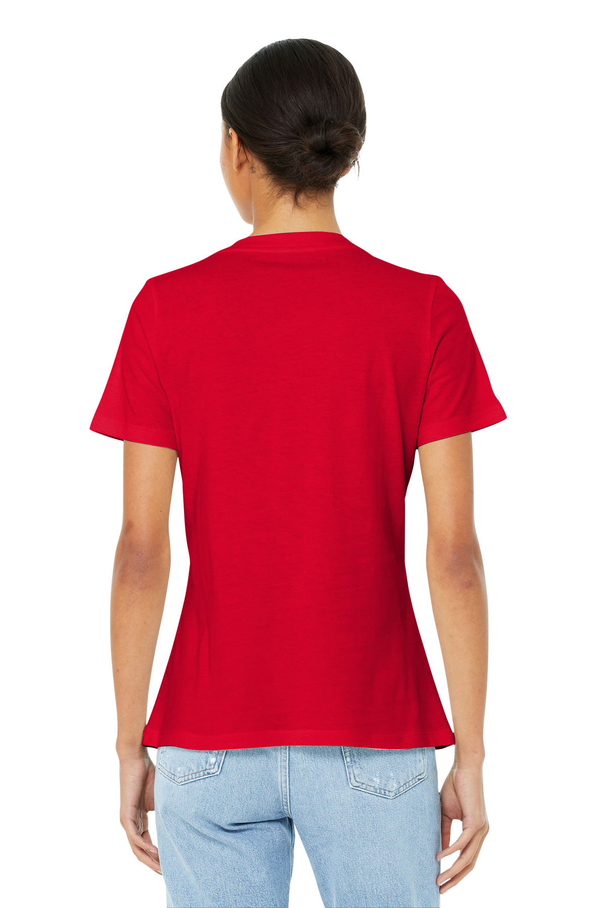 BELLA+CANVAS Women's Relaxed Jersey Short Sleeve V-Neck Tee. BC6405 27
