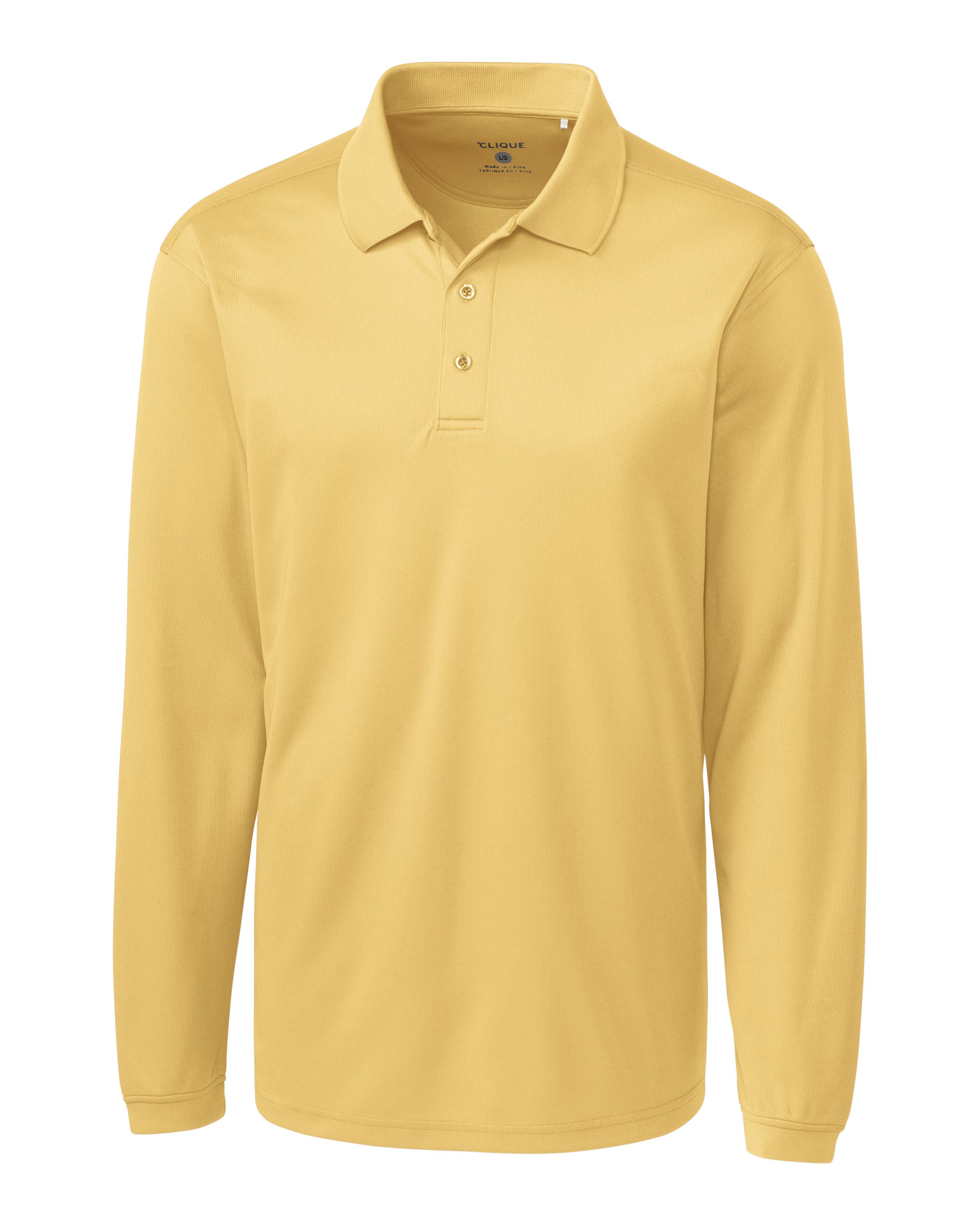 Clique Ice Pique Tech Mens Long Sleeve Polo 30