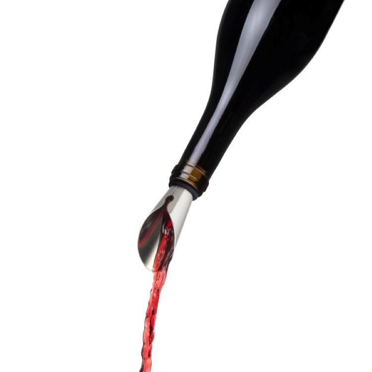 True® Duo Bottle Stopper And Pour Spout in Black 7