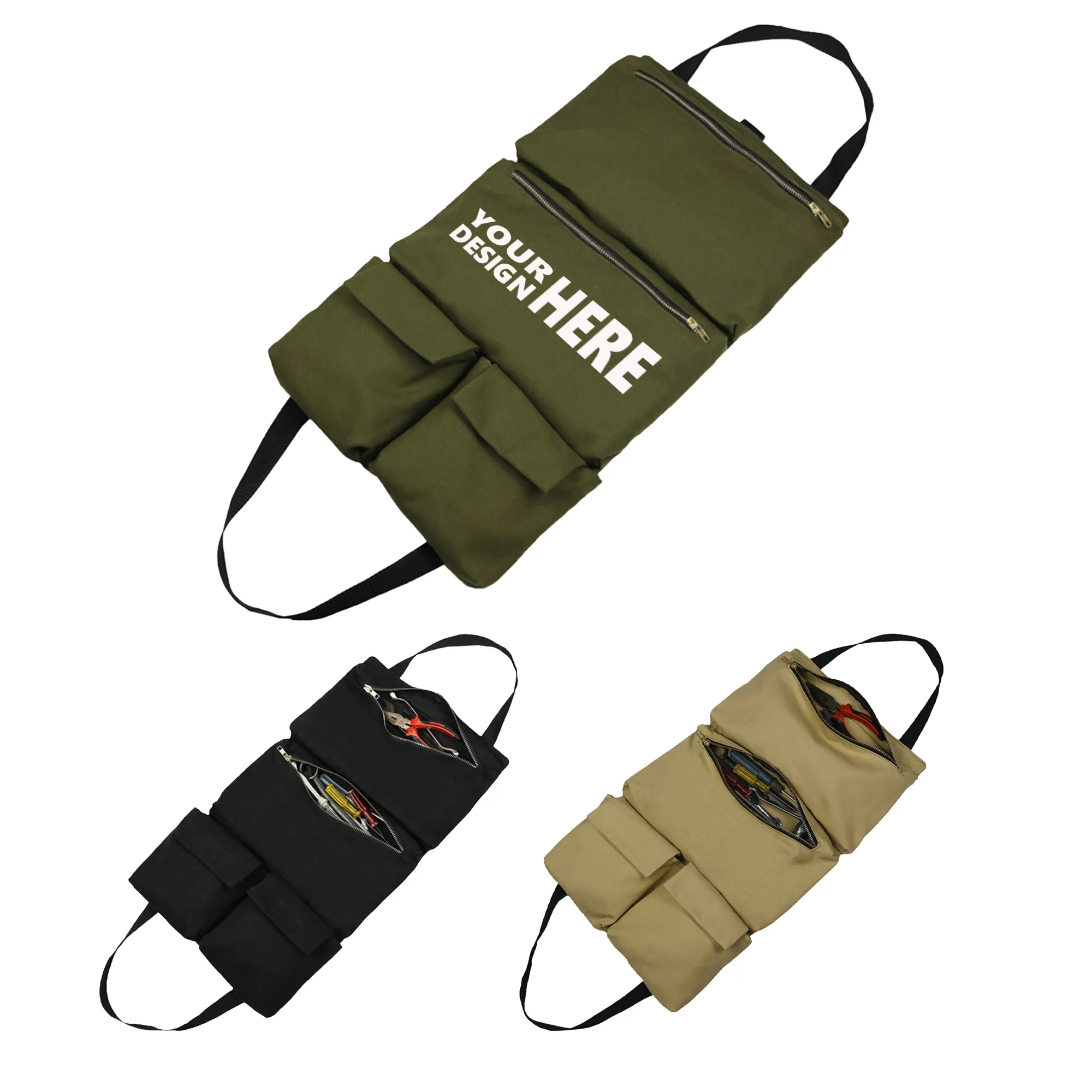 Canvas Hanging Car Organizer Bag 2