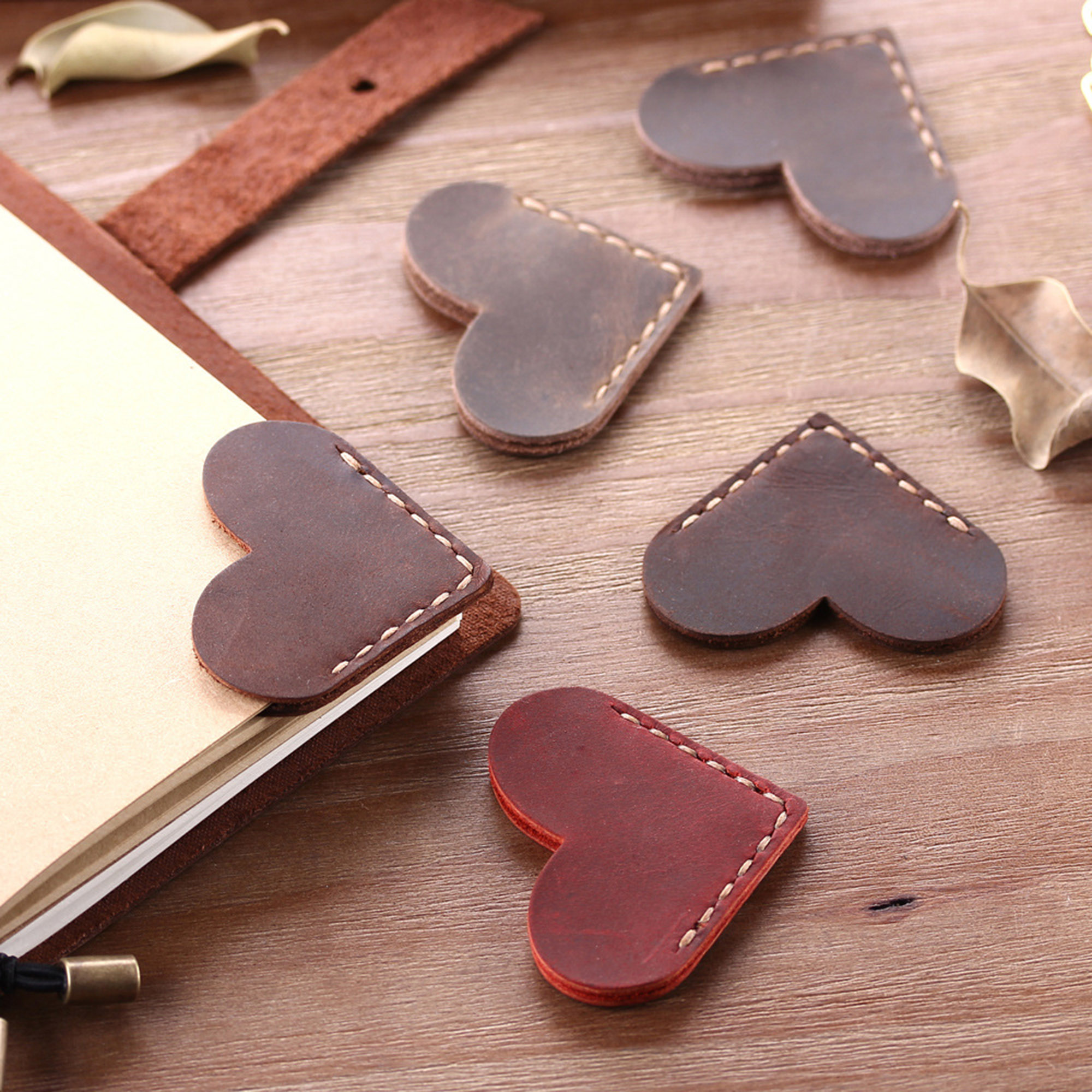 Vintage Handmade Heart Shaped Bookmark 3