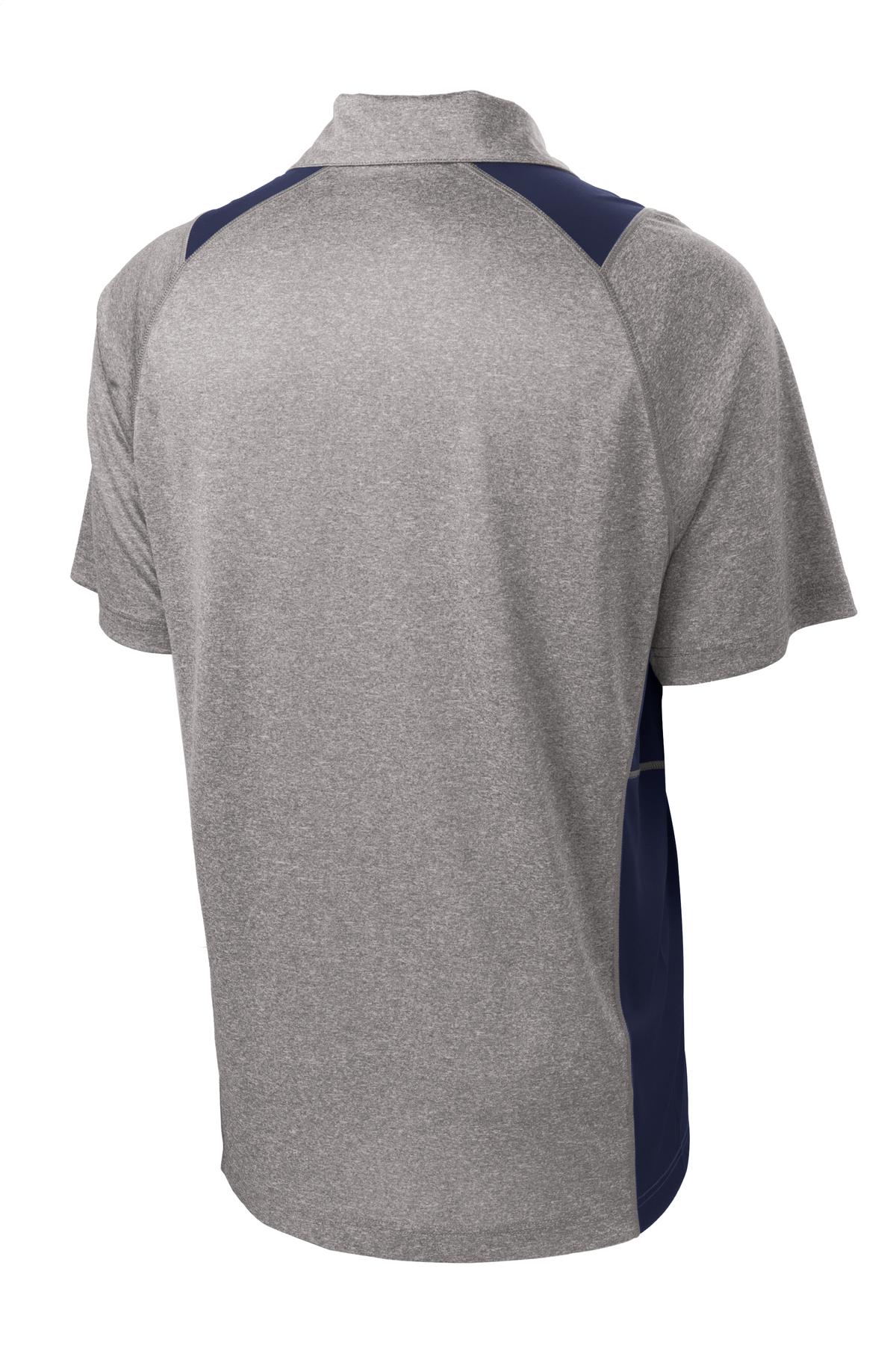 Sport-Tek® Heather Colorblock Contender Polo 15