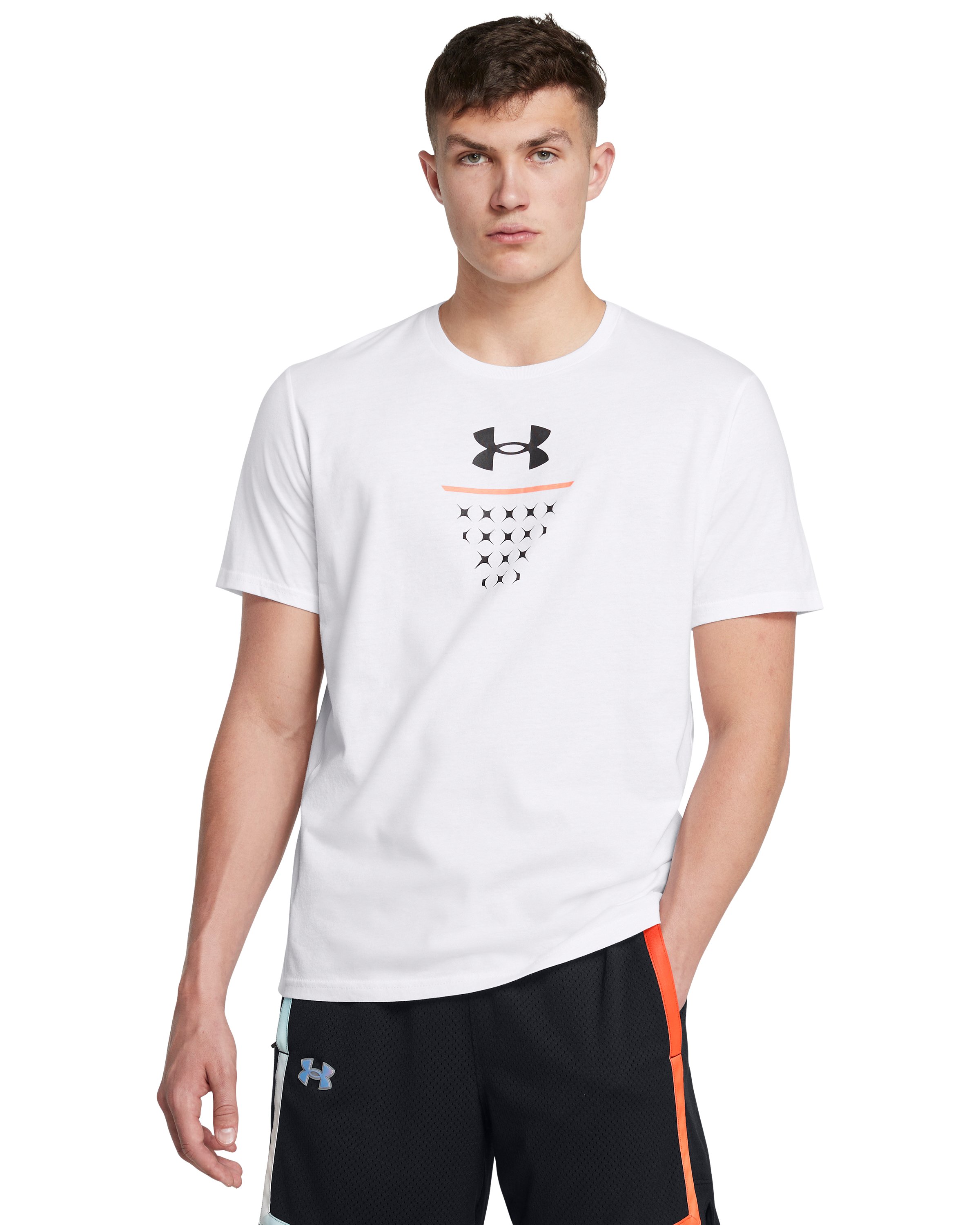 UA Net Icon Basketball Men's Short Sleeve 4