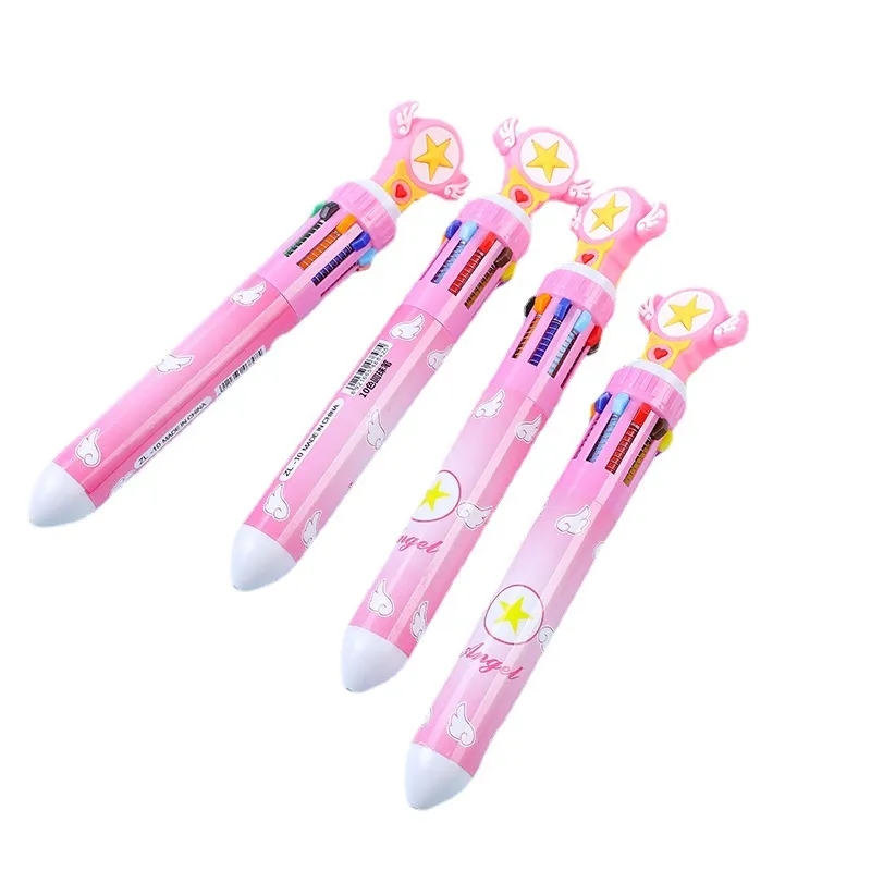 Cartoon Ten Color Shuttle Pens 7
