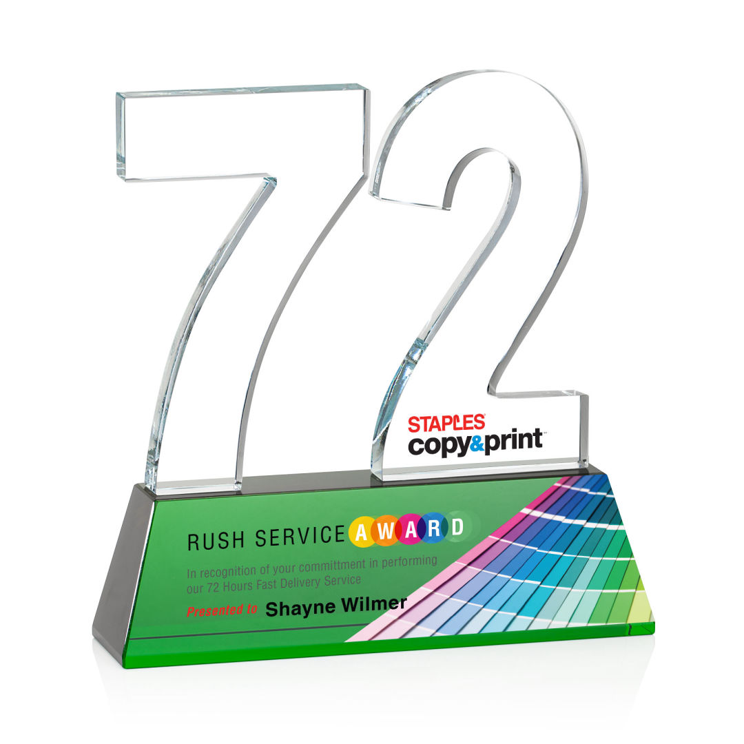Milestone Optical VividPrint™ Award - Green 14