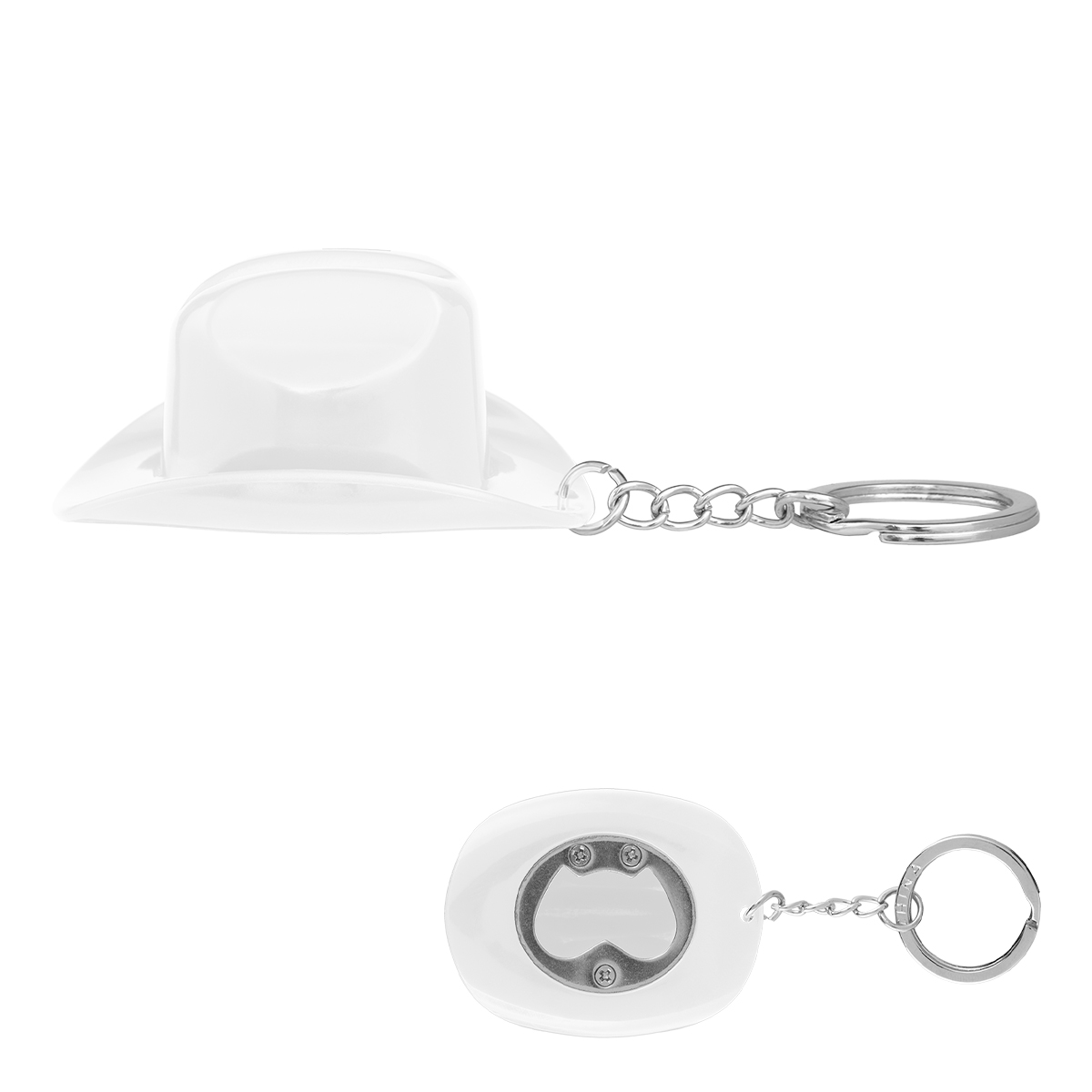 Cowboy Hat Bottle Opener Keychain 6