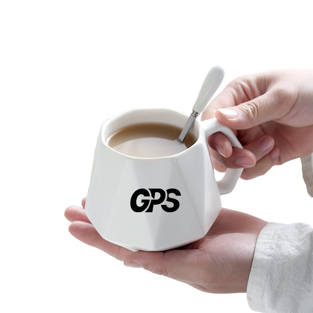 Diamond Shaped Ceramic Cup 3