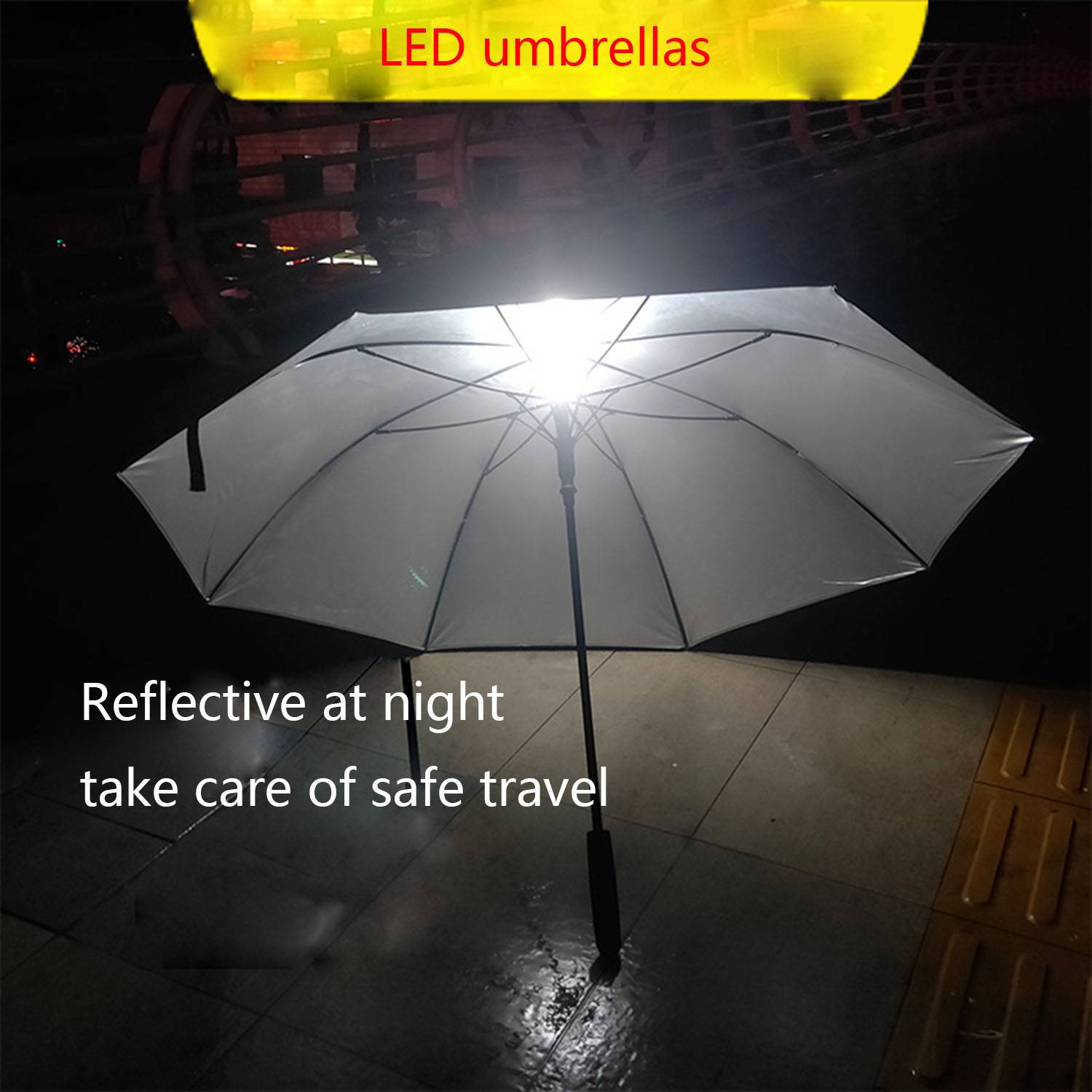 Automated Business Golf Flashlight Umbrella 2