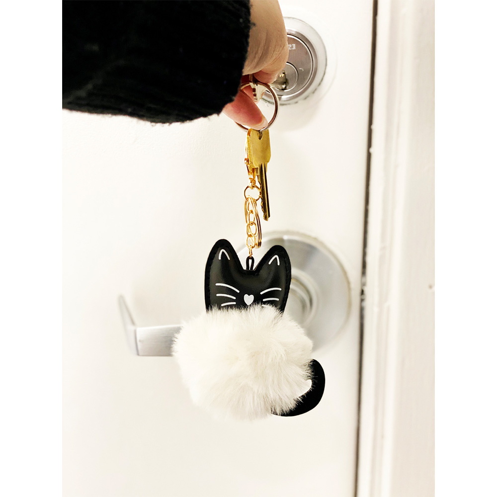 Cat Super Plush Keyring 3