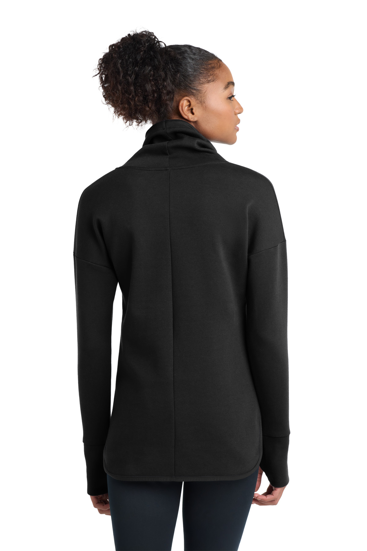 Sport-Tek Women's Triumph Cowl Neck Pullover LST280, custom hoodie or sweatshirt with logo imprint 24