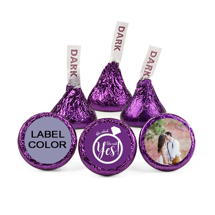 ADD Your Own Logo - Hershey's Kisses w/ Full Color Label 12