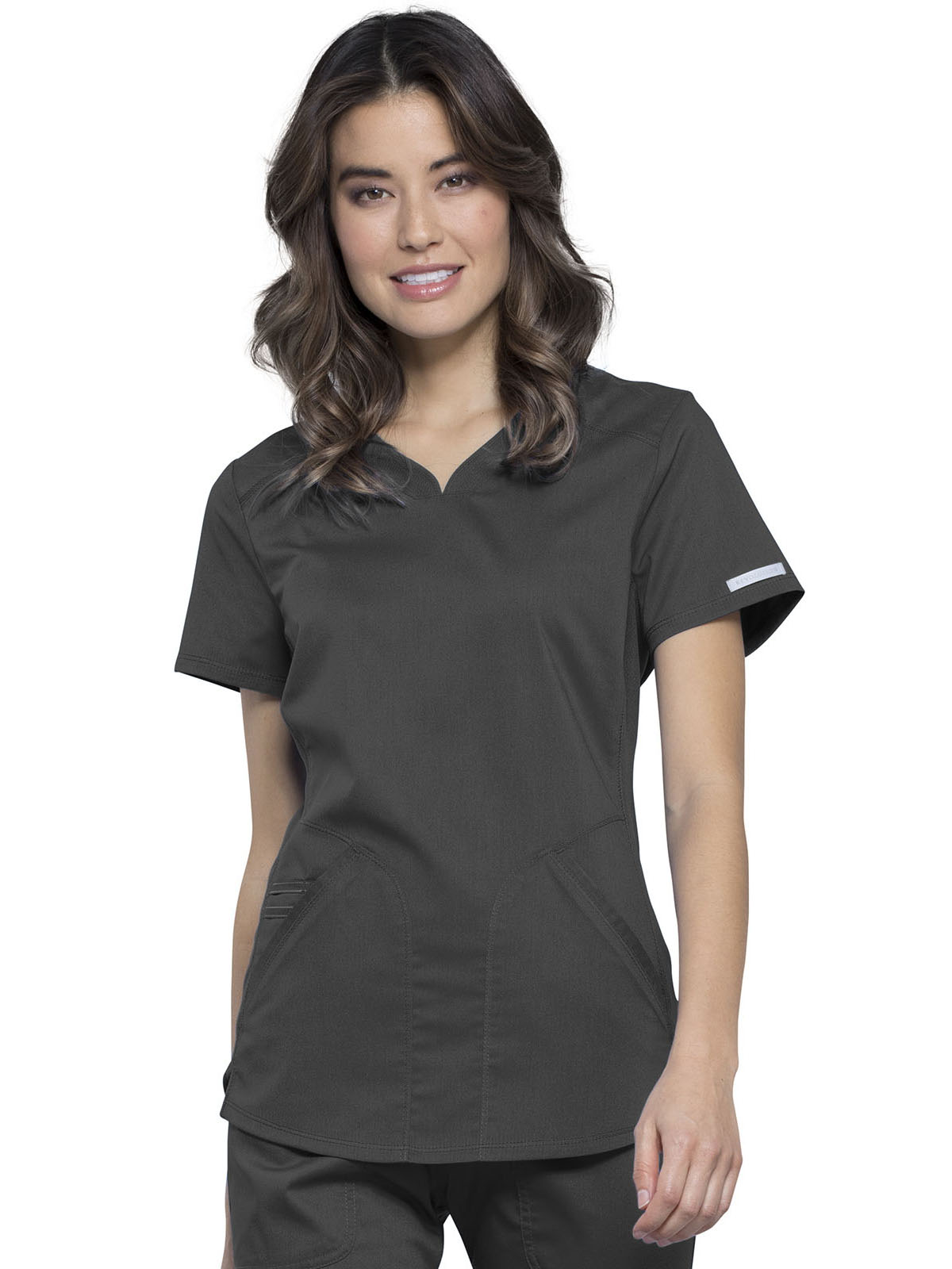 Cherokee - Workwear Revolution - Women's 2-Pocket V-Neck Top 39