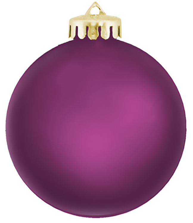 Round Satin Finish Shatterproof Ornaments 2