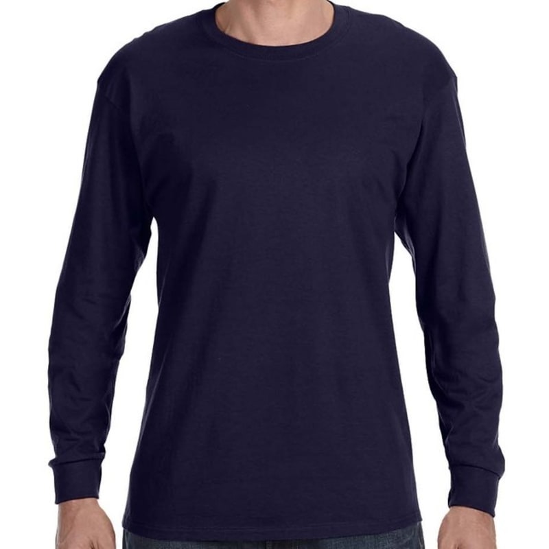 Hanes Adult Authentic-T Long-Sleeve T-Shirt 4