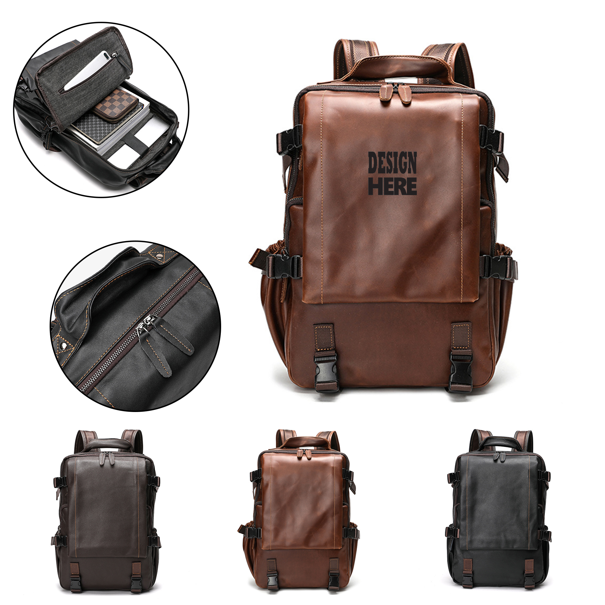 Leather Rucksack 2