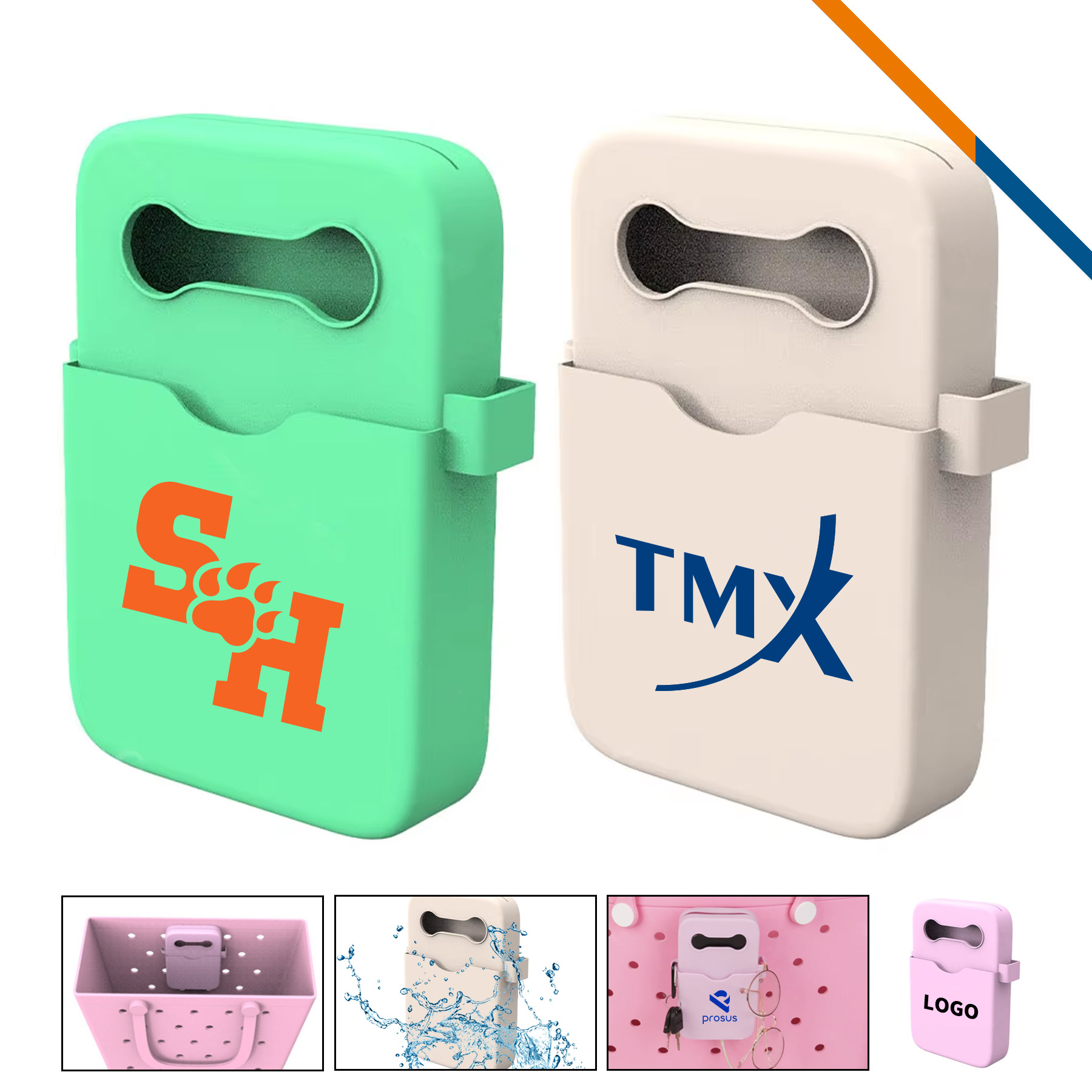 Mott Holey Beach Tote Silicone Phone Holder 2