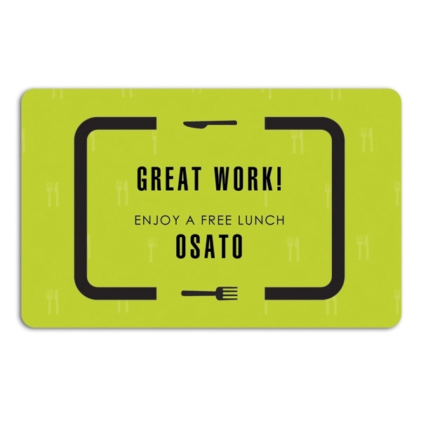 Lunch On Us Card 1