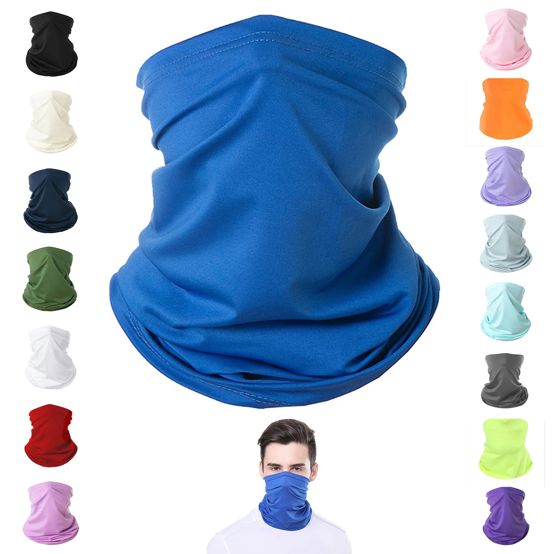 Ice Silk Neck Gaiter Face Mask 2