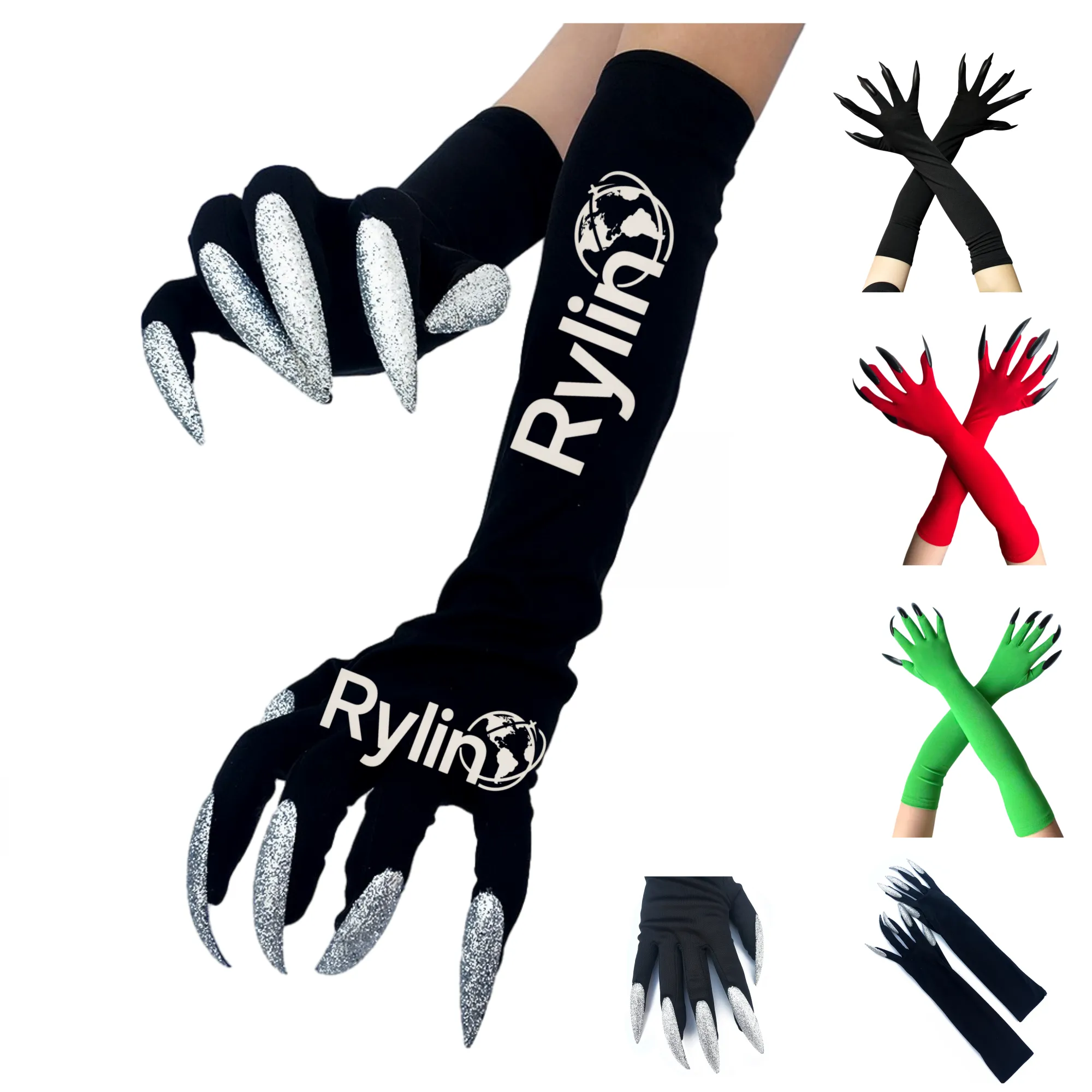 Halloween Long - Nail Witch Gloves
