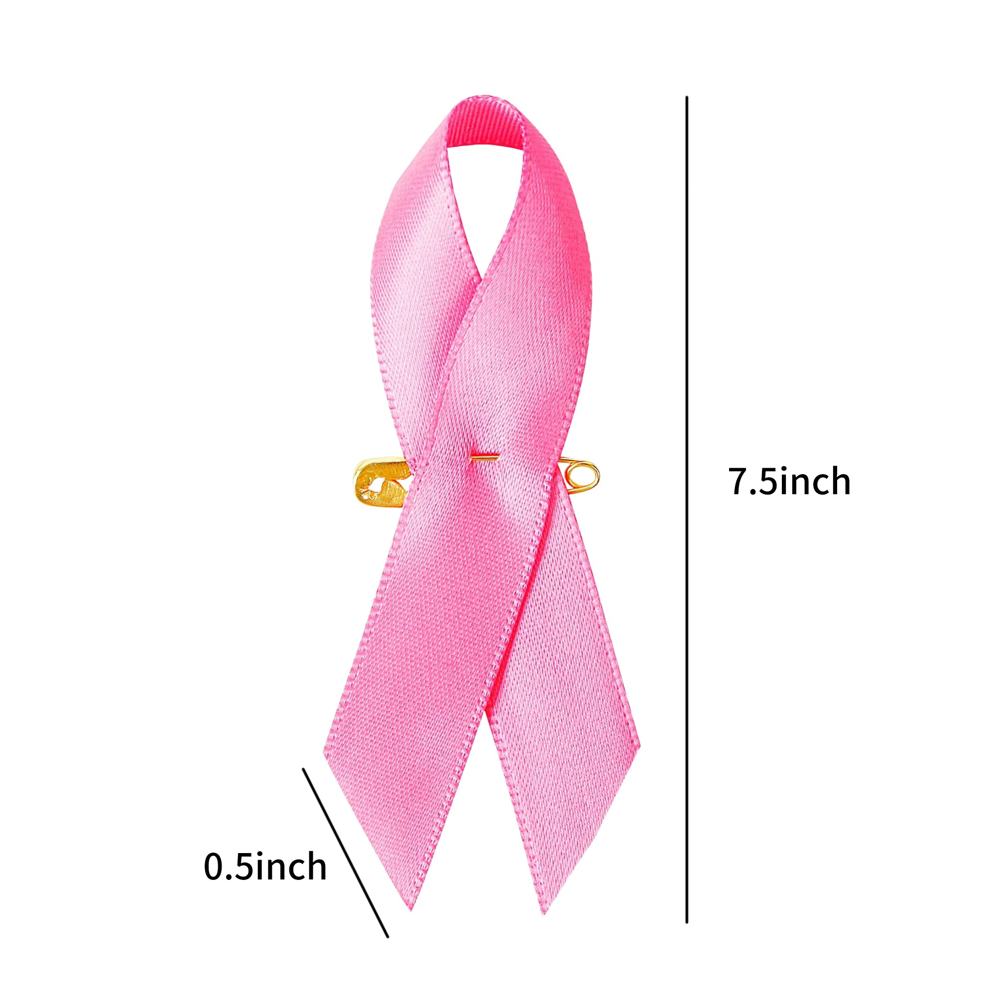 Polyester Awareness Ribbon With Custom Logo Print 12