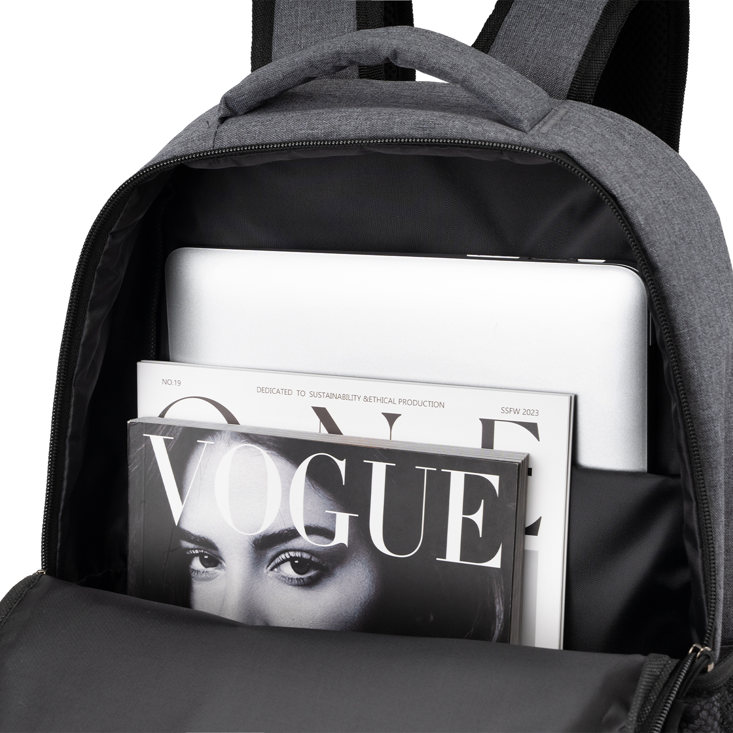 RejuVe® Heather Lite Executive Business Backpack 3