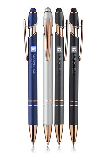 Majesty Stylus Pen with Rose Gold Trim