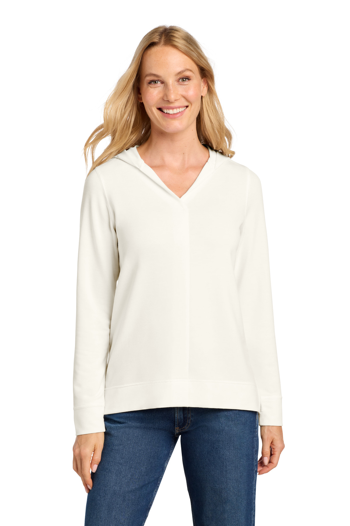 Port Authority Women's Microterry Pullover Hoodie LK826, custom hoodie or sweatshirt with logo imprint 44
