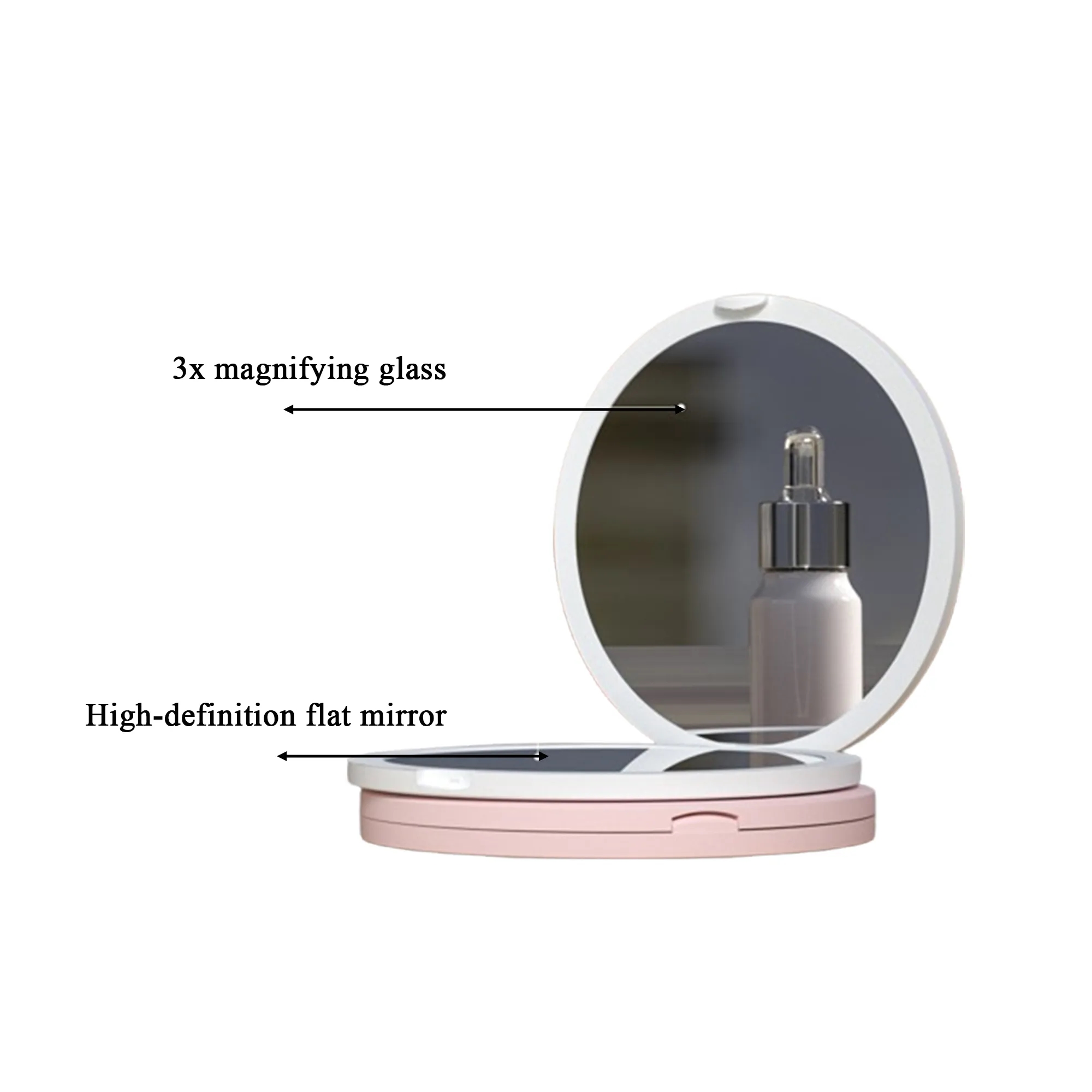 Compact Travel Friendly Vanity Mirror 4
