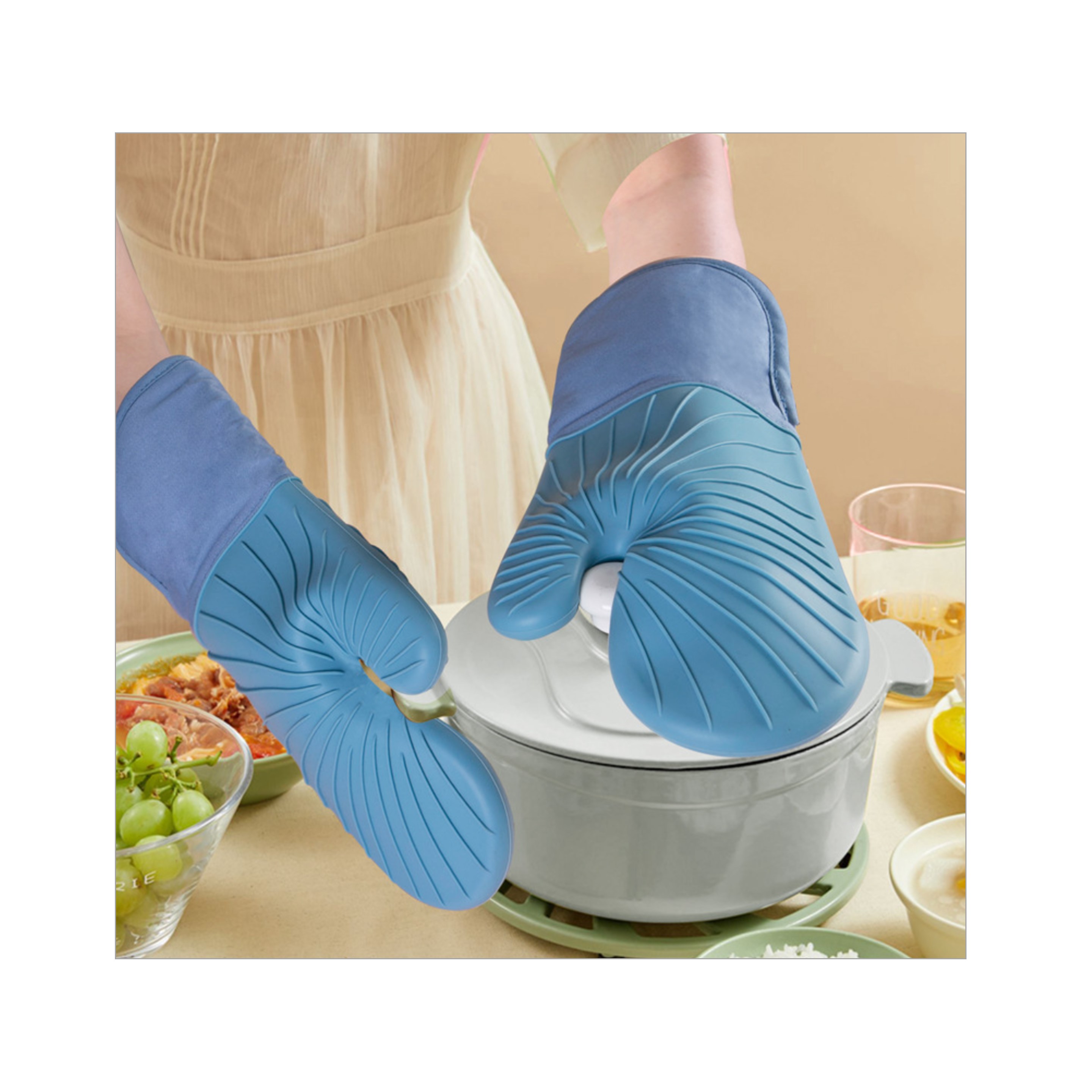 Kitchen Silicone Oven Mitt - OCEAN 5